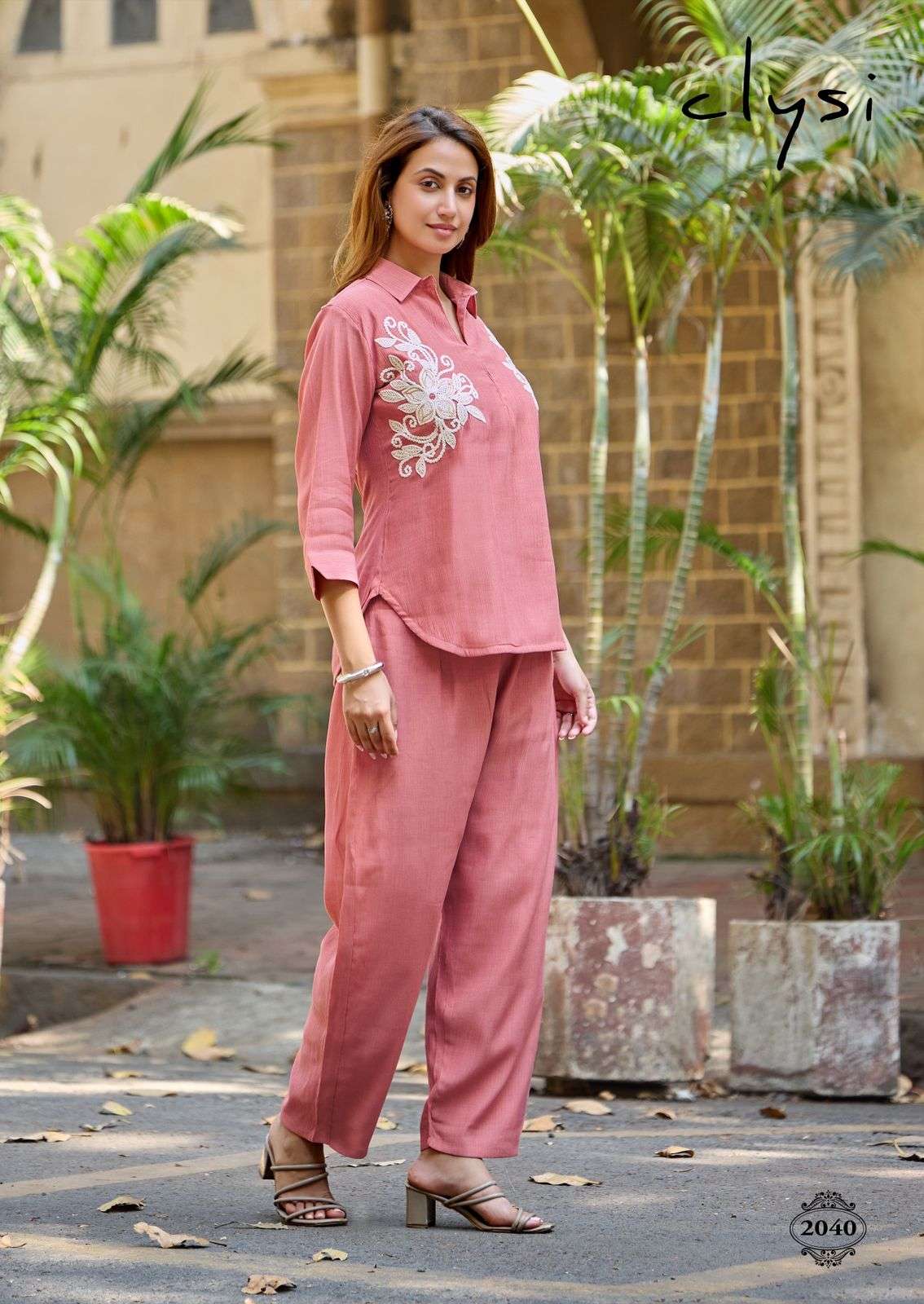 CLYSI AVIRA VISCOSE FANCY COOL SUMMER WEAR LADIES TOP WITH BOTTOM PAIR 