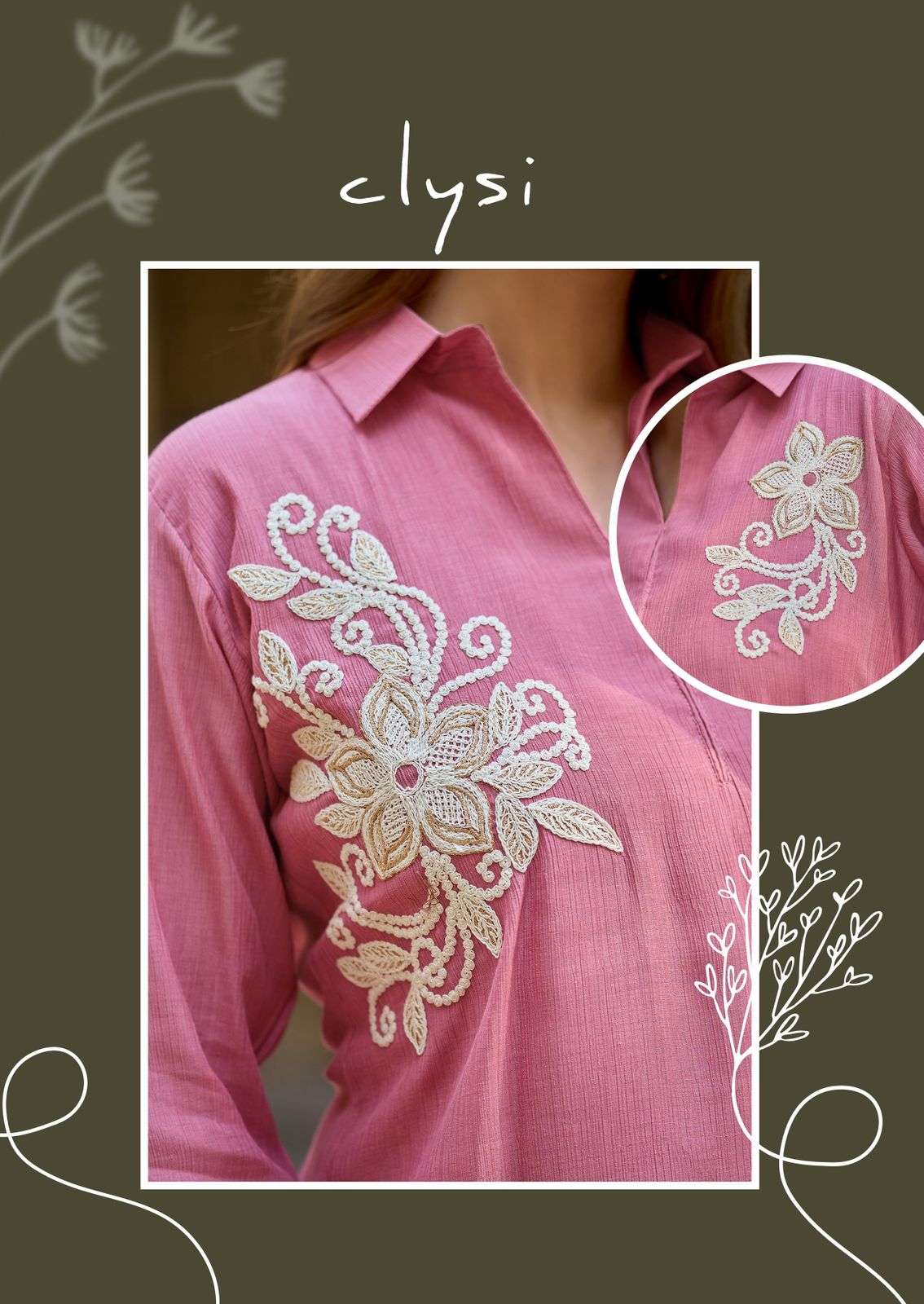 CLYSI AVIRA VISCOSE FANCY COOL SUMMER WEAR LADIES TOP WITH BOTTOM PAIR 
