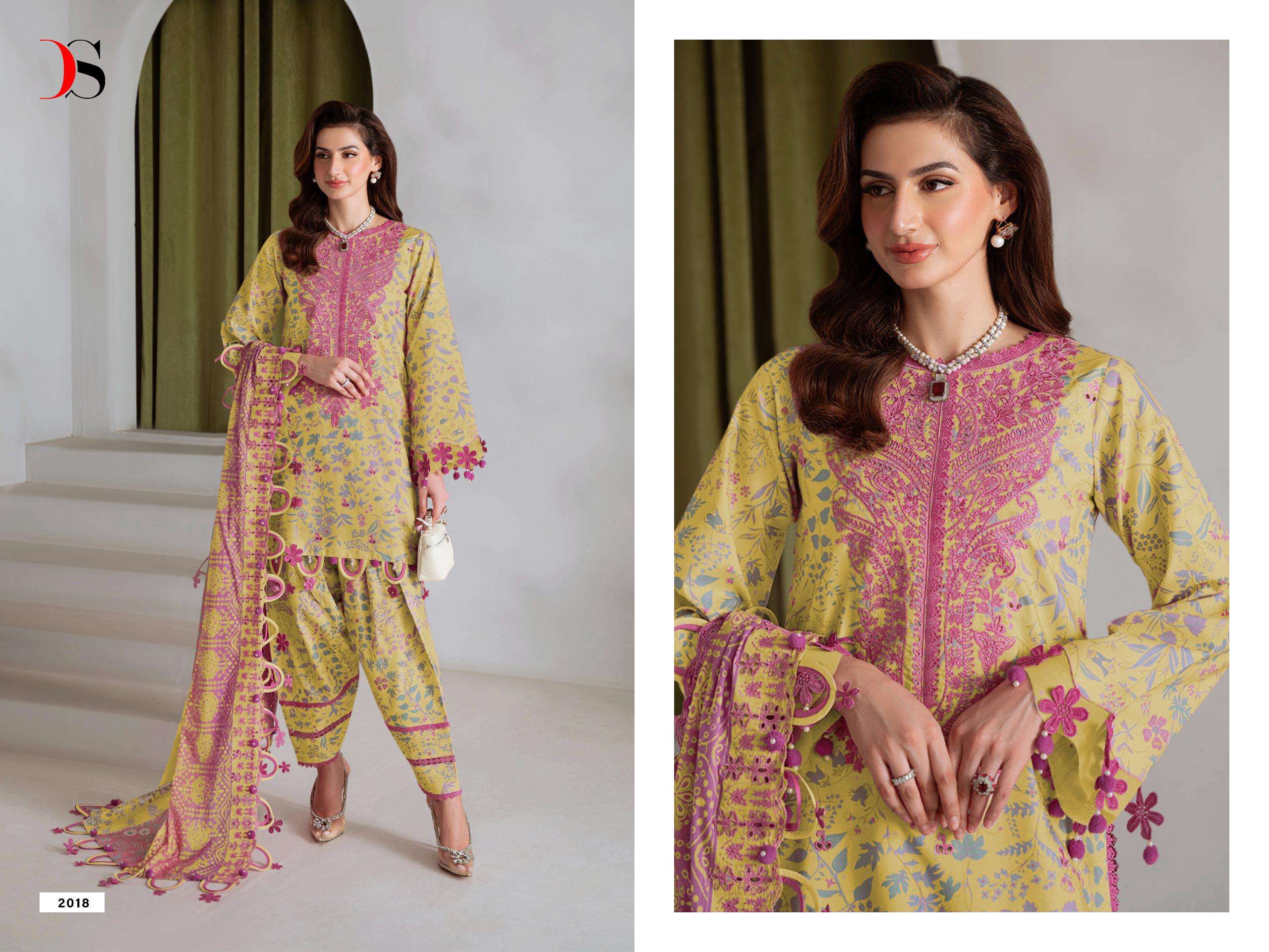 DEEPSY SUITS JADE BAGH COTTON HEAVY PATCH EMBROIDERY WORK SALWAR KAMEEZ 