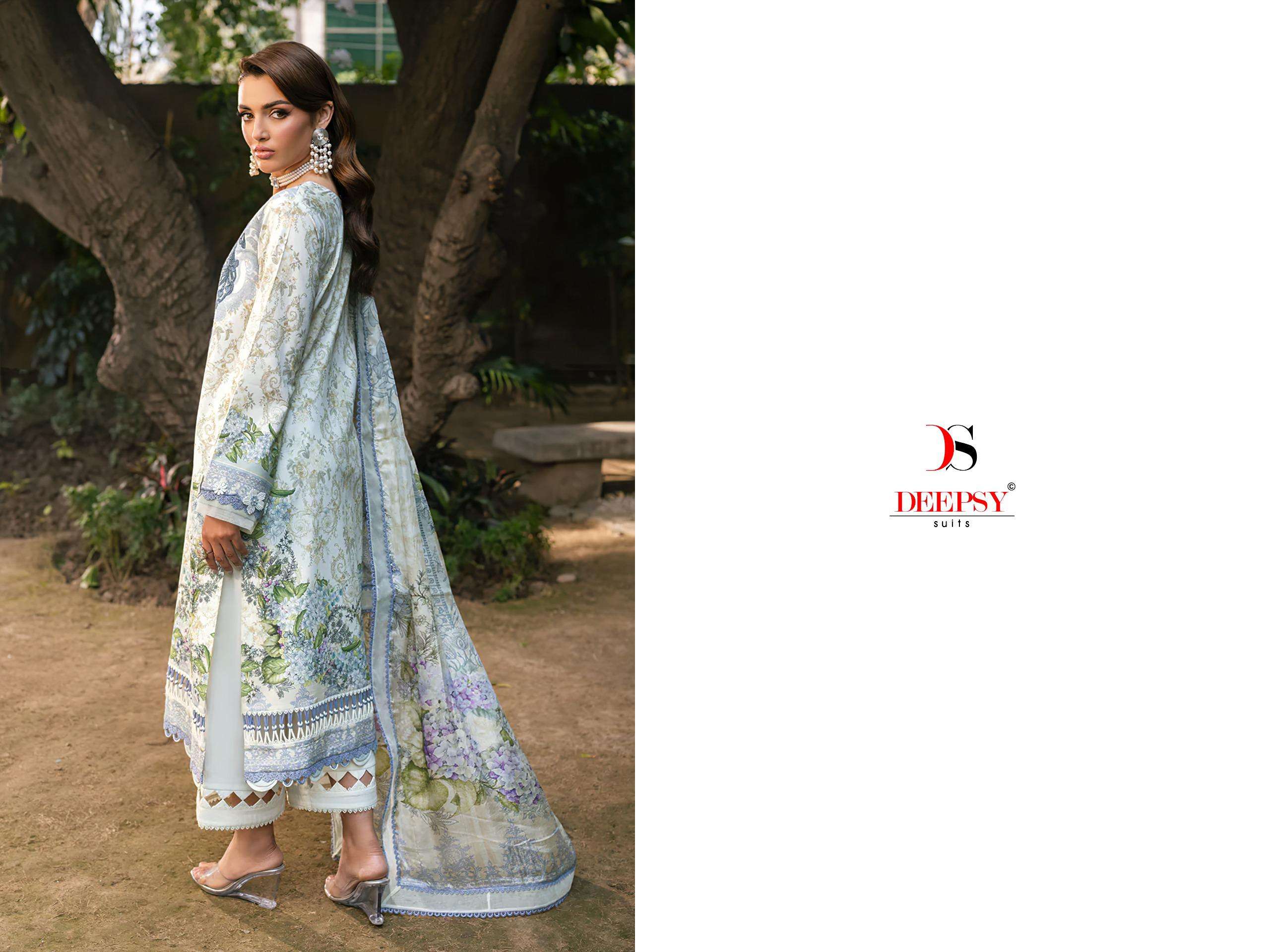 DEEPSY SUITS JADE ELARA COTTON HEAVY PATCH EMBROIDERY WORK SUIT