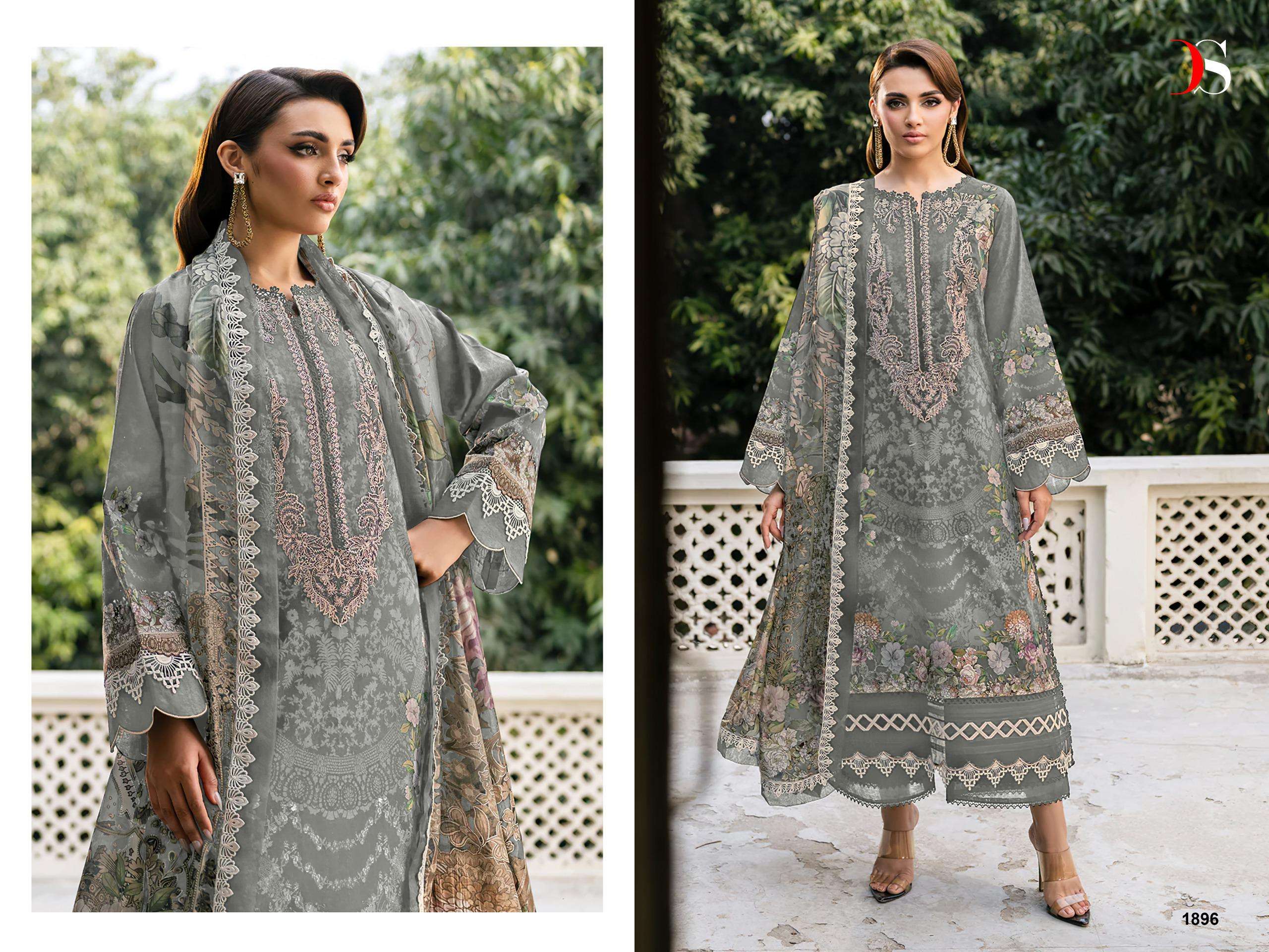 DEEPSY SUITS JADE ELARA COTTON HEAVY PATCH EMBROIDERY WORK SUIT