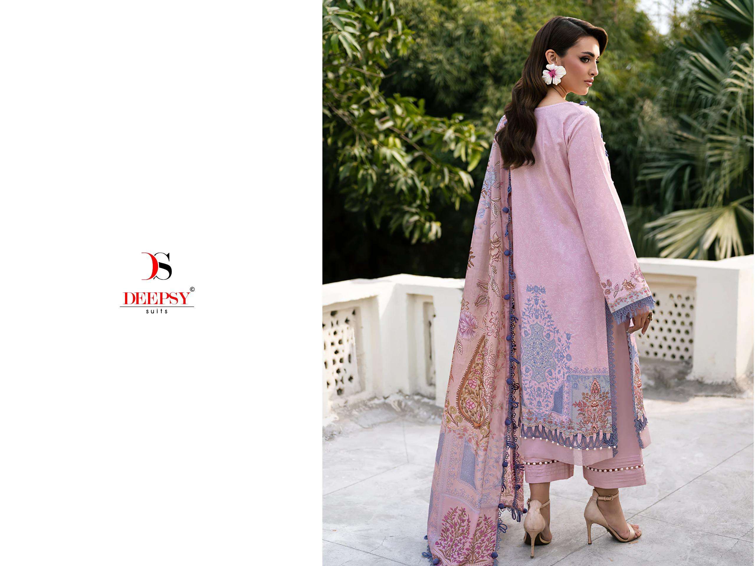 DEEPSY SUITS JADE ELARA VOL 2 COTTON HEAVY PATCH EMBROIDERY WORK SUIT