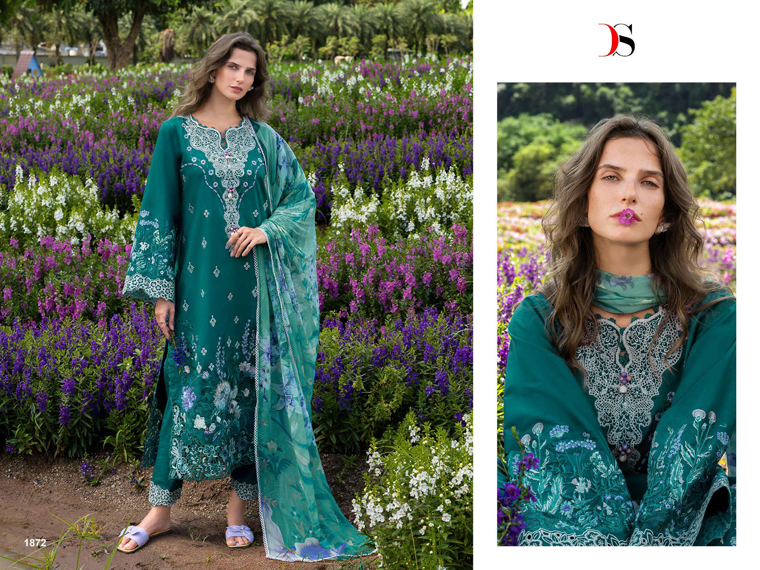 DEEPSY SUITS MUSHQ LAWN COLLECTION VOL 2 COTTON HEAVY EMBROIDERY WORK SUIT