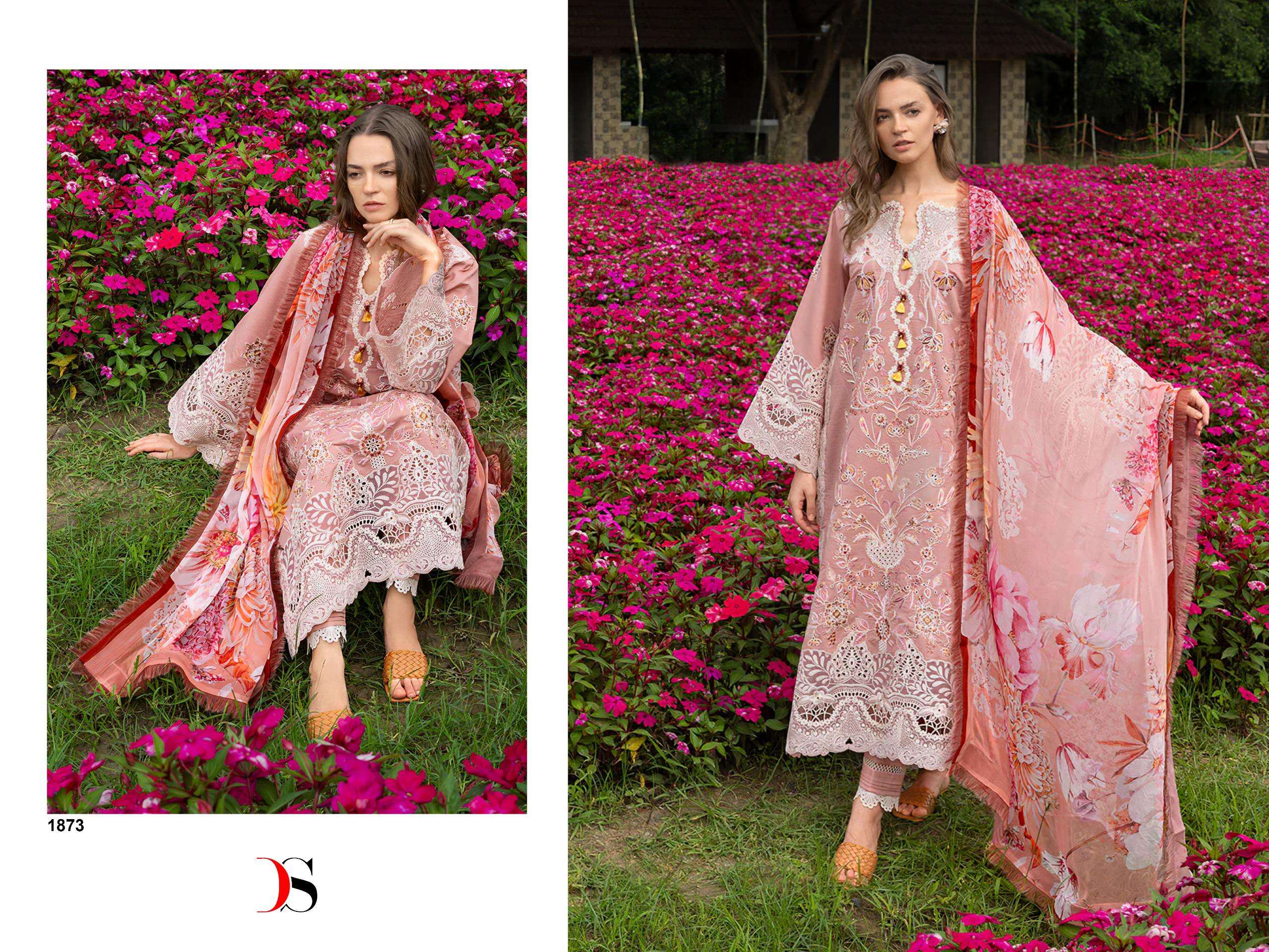 DEEPSY SUITS MUSHQ LAWN COLLECTION VOL 2 COTTON HEAVY EMBROIDERY WORK SUIT