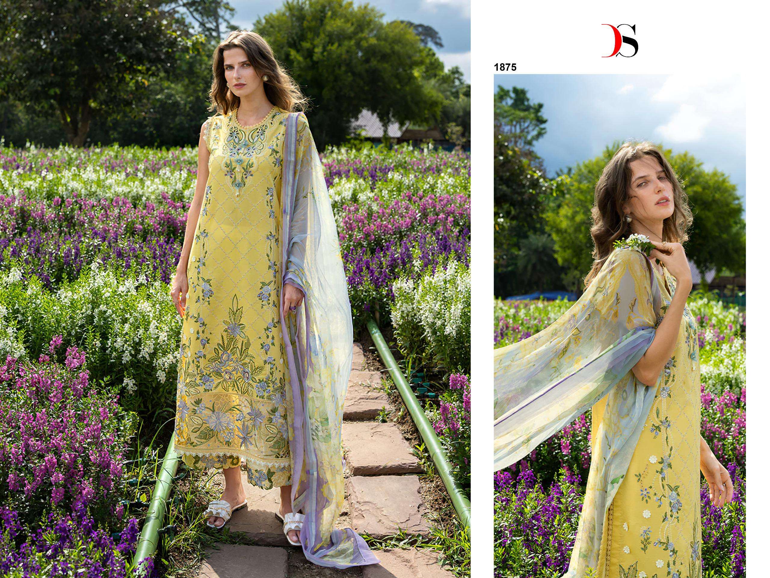 DEEPSY SUITS MUSHQ LAWN COLLECTION VOL 2 COTTON HEAVY EMBROIDERY WORK SUIT