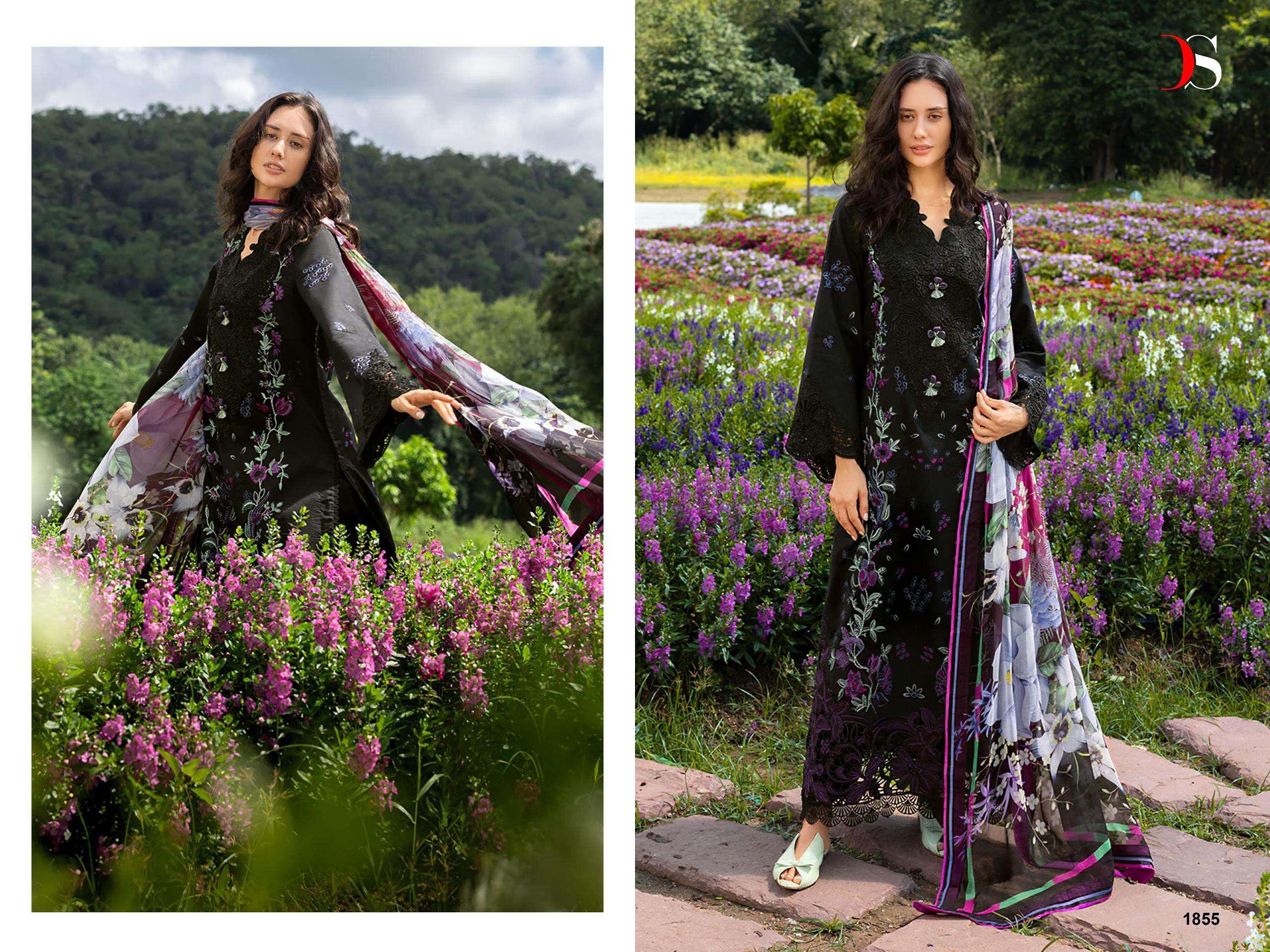 DEEPSY SUITS MUSHQ LAWN COLLECTION VOL 3 COTTON HEAVY EMBROIDERY WORK PAKISTANI SUIT
