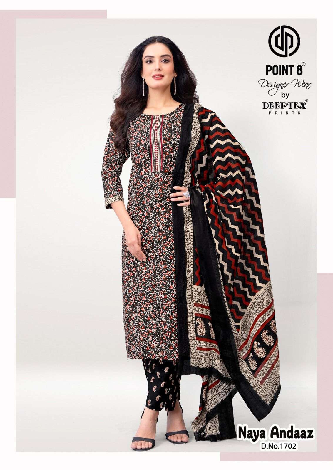 DEEPTEX PRINTS NAYA ANDAAZ VOL 17 COTTON PRINTED READY MADE LADIES SUIT