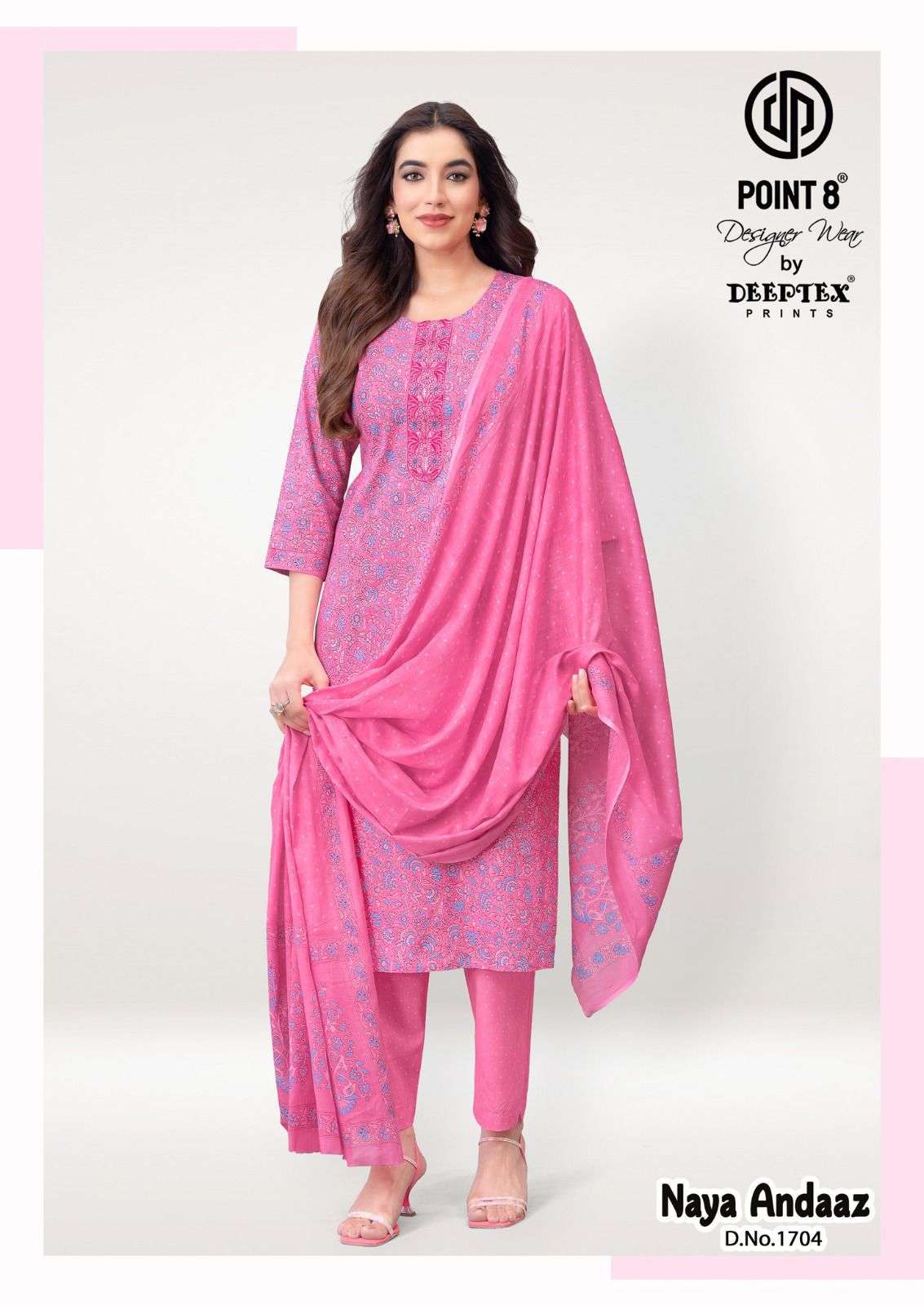 DEEPTEX PRINTS NAYA ANDAAZ VOL 17 COTTON PRINTED READY MADE LADIES SUIT