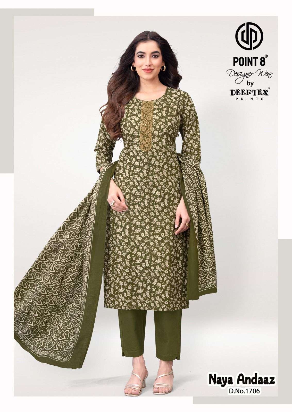 DEEPTEX PRINTS NAYA ANDAAZ VOL 17 COTTON PRINTED READY MADE LADIES SUIT
