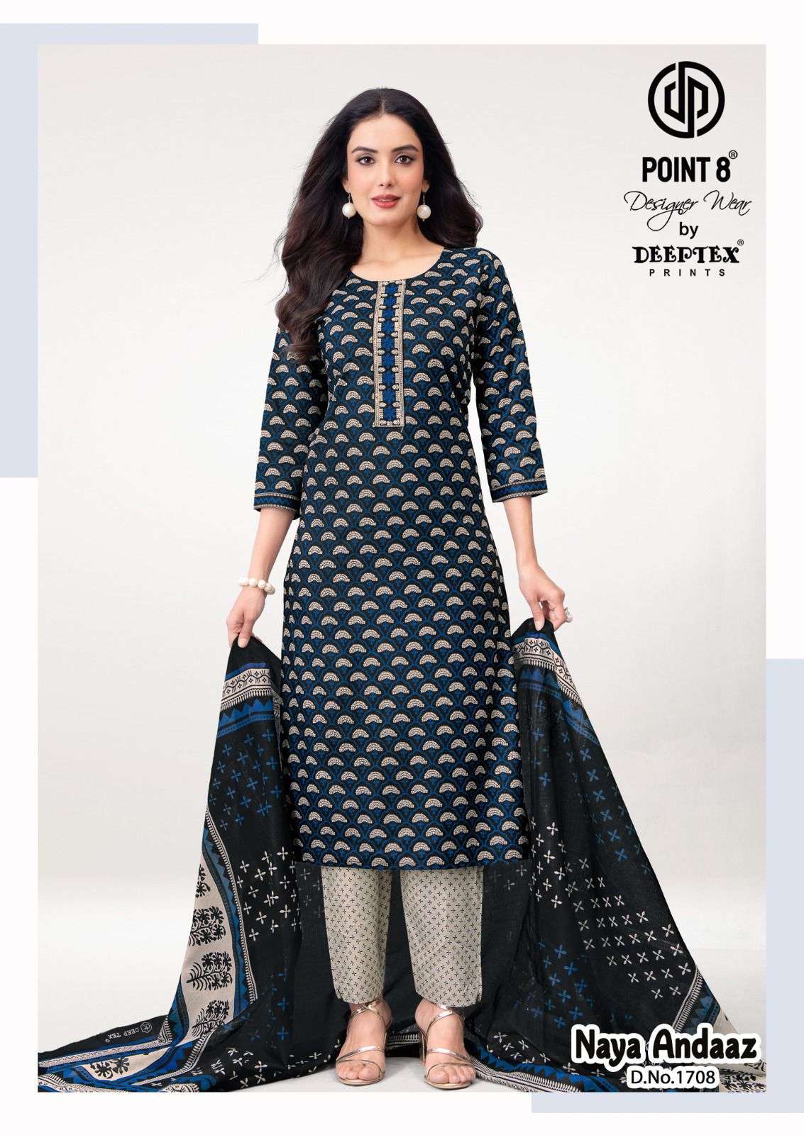 DEEPTEX PRINTS NAYA ANDAAZ VOL 17 COTTON PRINTED READY MADE LADIES SUIT