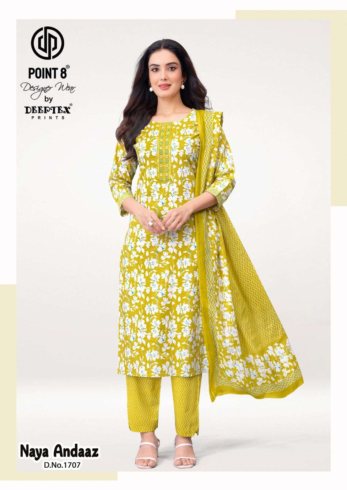 DEEPTEX PRINTS NAYA ANDAAZ VOL 17 COTTON PRINTED READY MADE LADIES SUIT