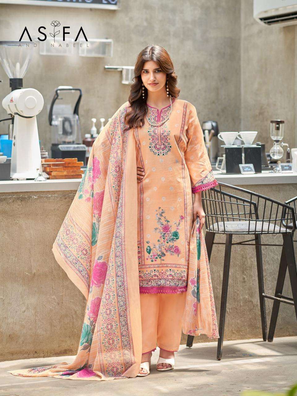 FALAK INTERNATIONAL ASIFA AND NABEEL VOL 3 COTTON DIGITAL PRINTS SALWAR SUIT