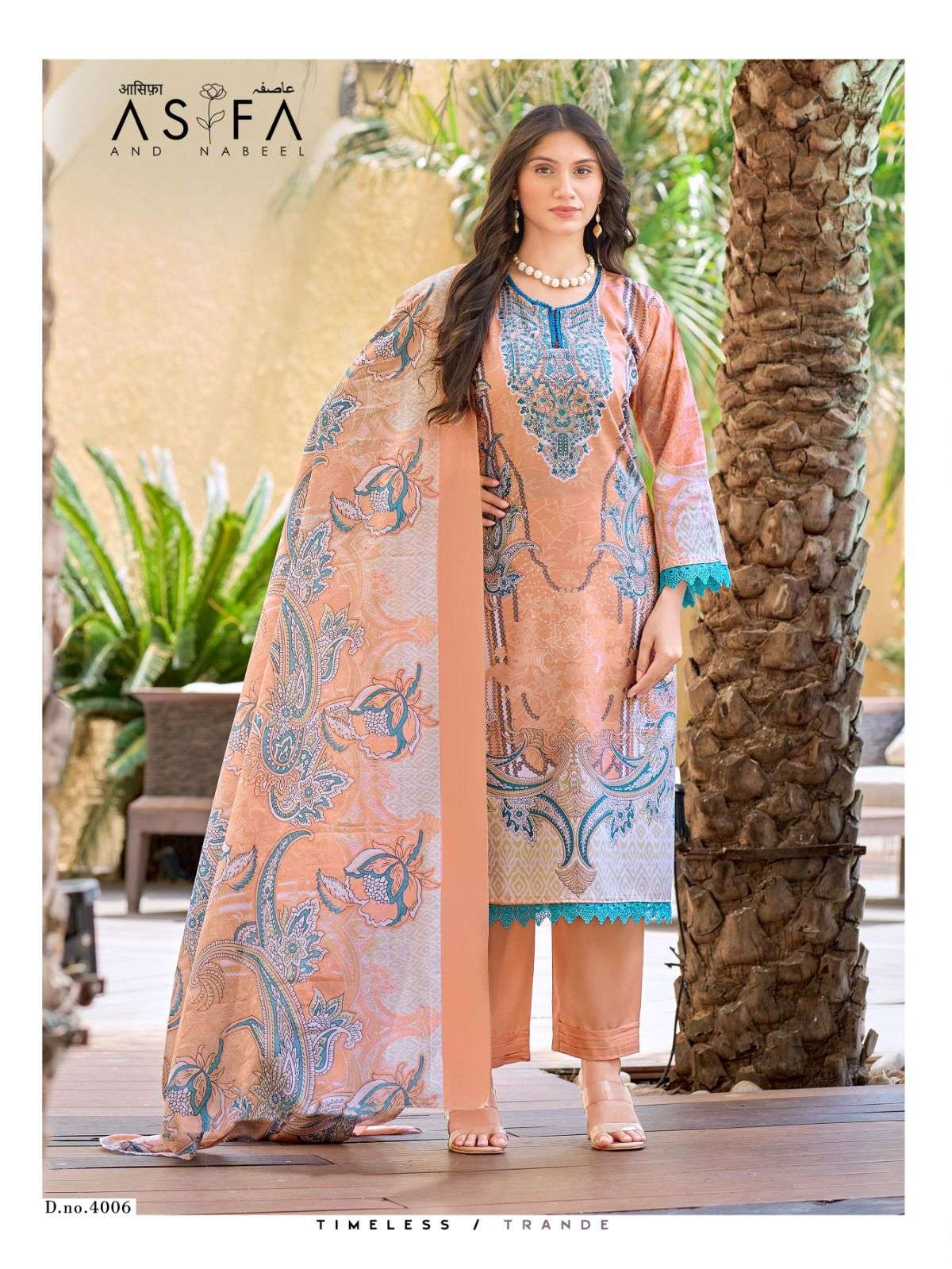 FALAK INTERNATIONAL ASIFA AND NABEEL VOL 4 COTTON DIGITAL PRINTS SALWAR SUIT