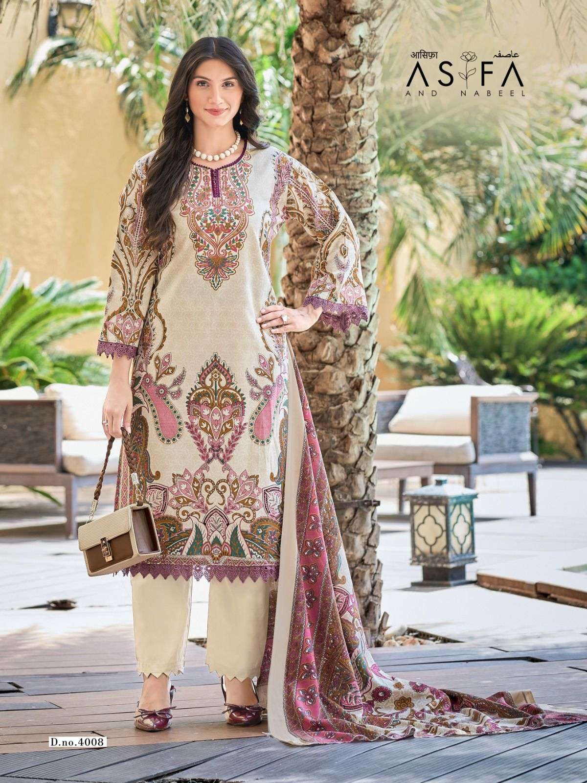 FALAK INTERNATIONAL ASIFA AND NABEEL VOL 4 COTTON DIGITAL PRINTS SALWAR SUIT