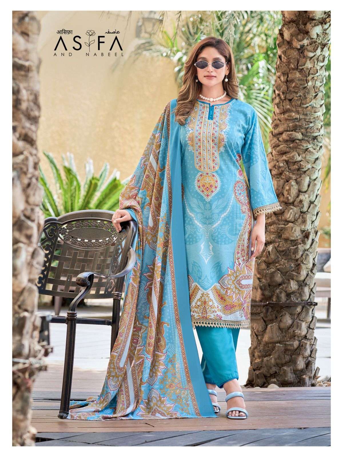 FALAK INTERNATIONAL ASIFA AND NABEEL VOL 4 COTTON DIGITAL PRINTS SALWAR SUIT