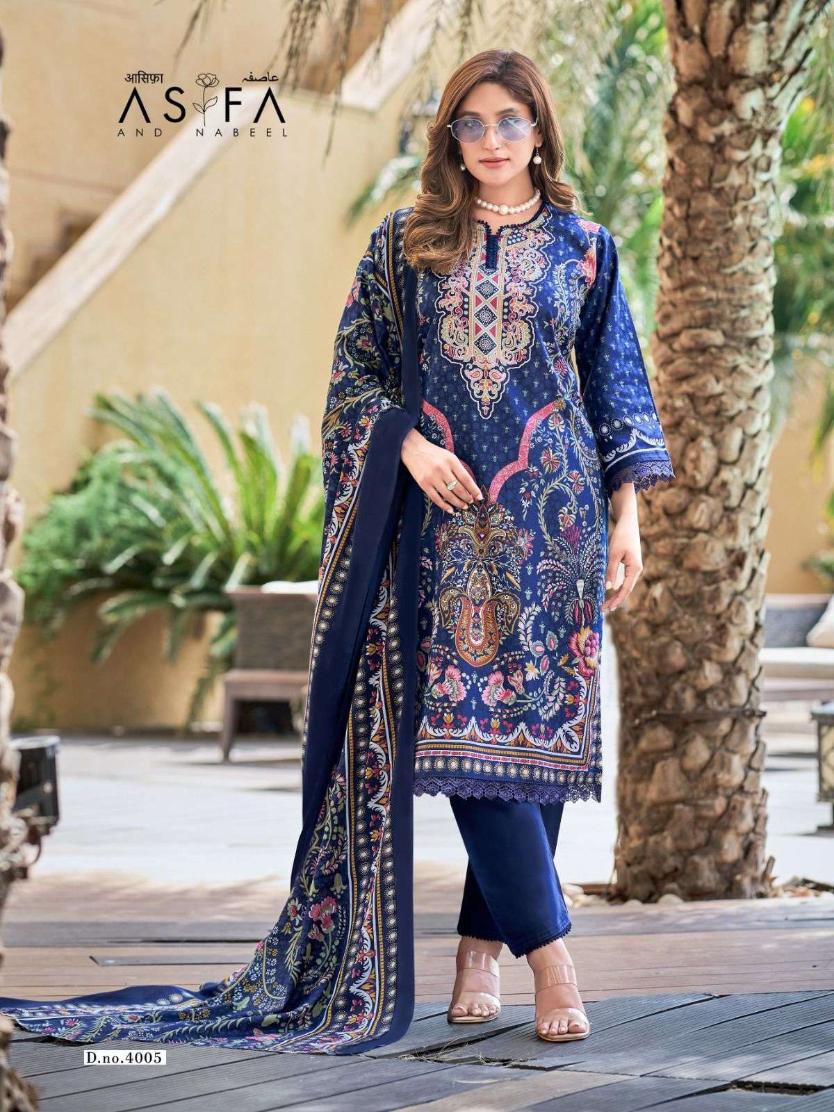 FALAK INTERNATIONAL ASIFA AND NABEEL VOL 4 COTTON DIGITAL PRINTS SALWAR SUIT