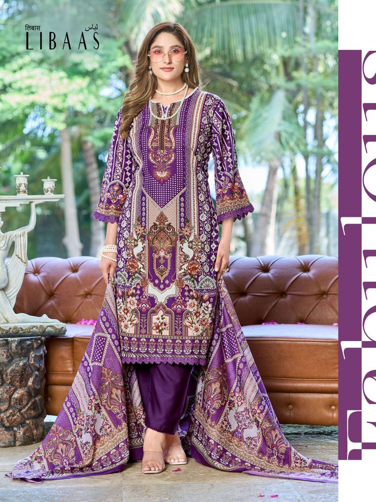 FALAK INTERNATIONAL LIBAAS VOL 12 COTTON DIGITAL PRINTS SALWAR SUIT