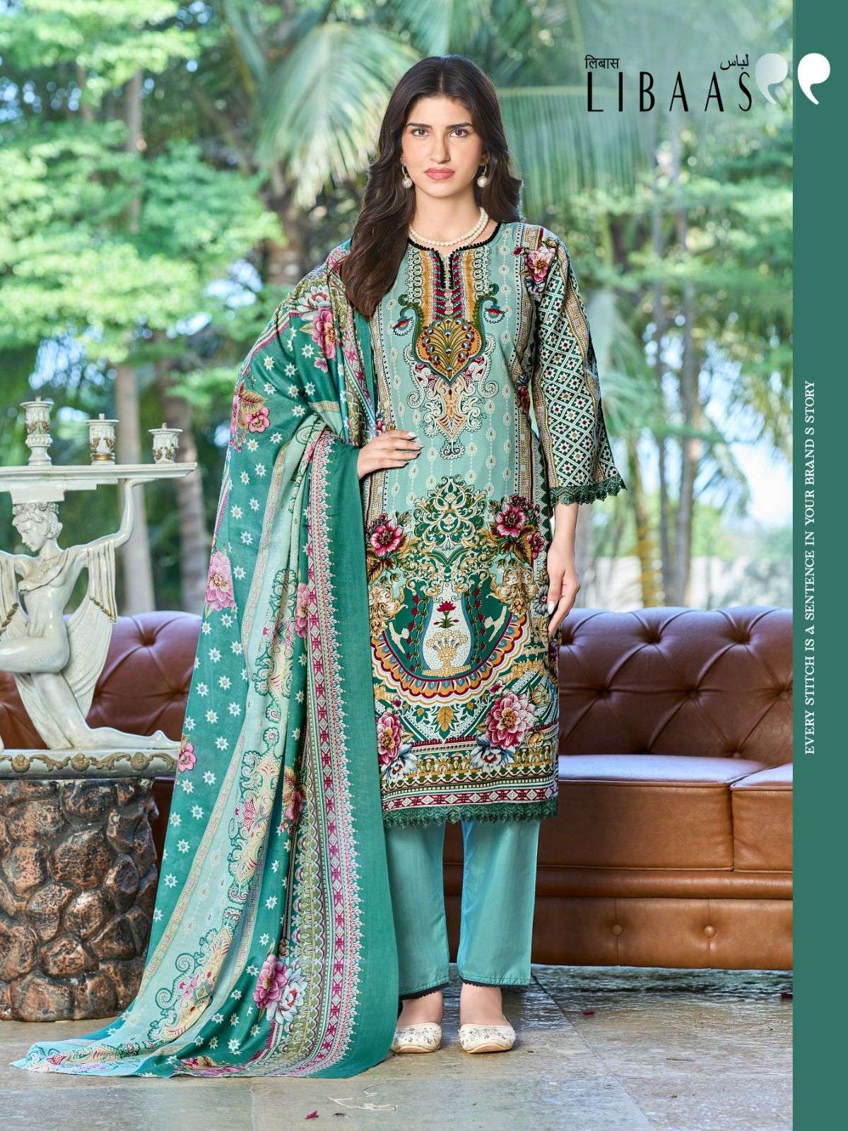 FALAK INTERNATIONAL LIBAAS VOL 12 COTTON DIGITAL PRINTS SALWAR SUIT