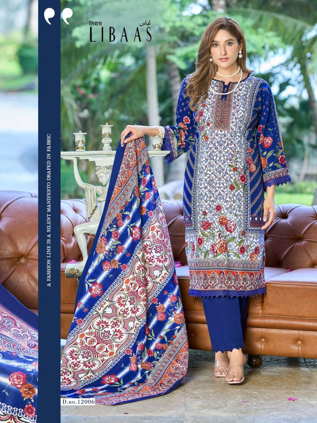 FALAK INTERNATIONAL LIBAAS VOL 12 COTTON DIGITAL PRINTS SALWAR SUIT