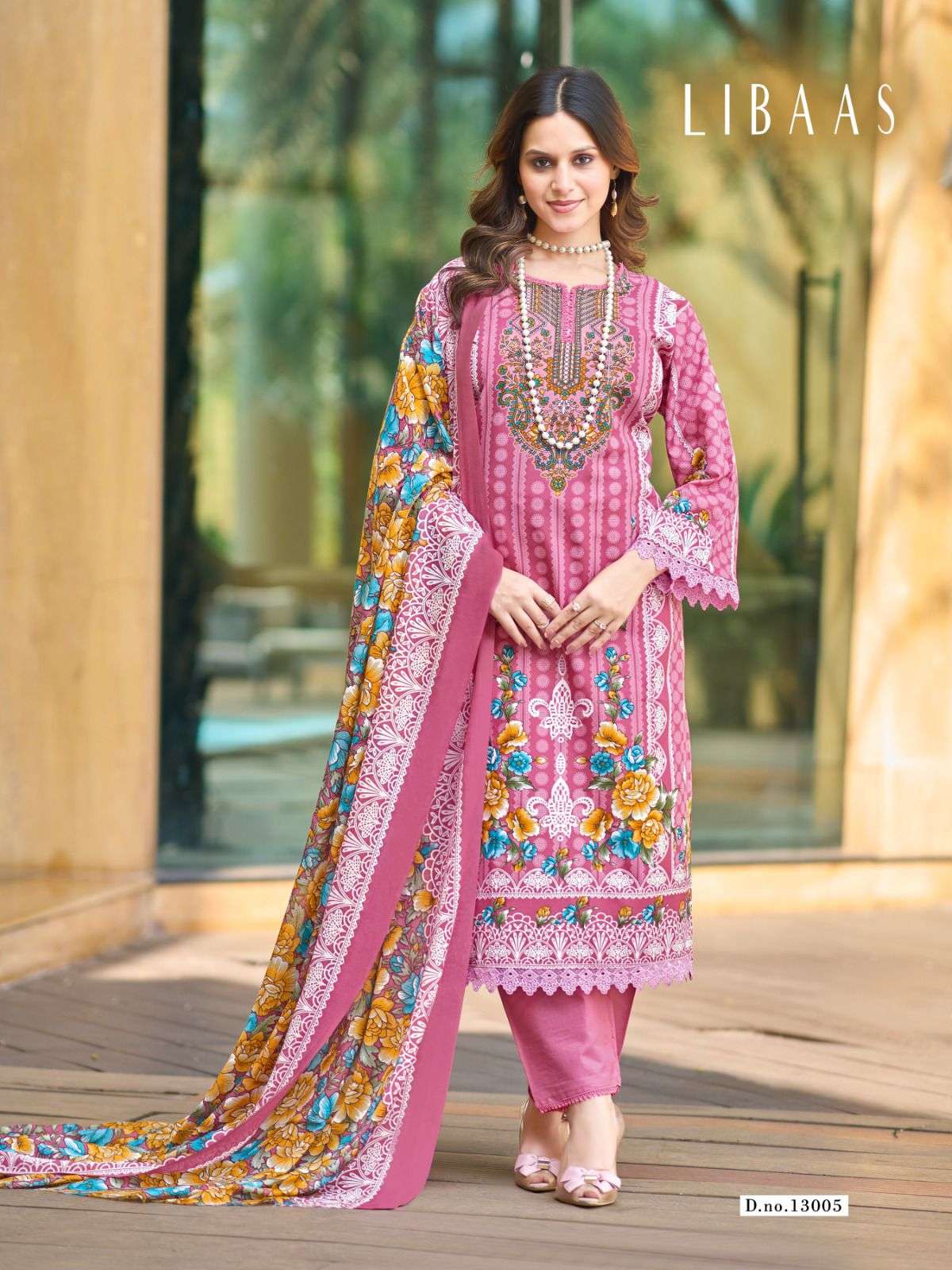 FALAK INTERNATIONAL LIBAAS VOL 13 COTTON DIGITAL PRINTS SALWAR SUIT