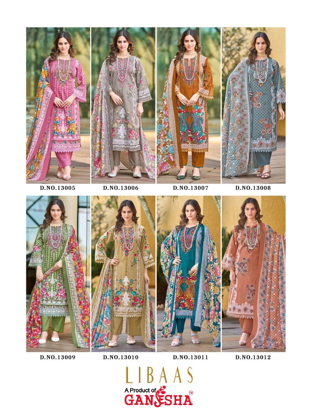 FALAK INTERNATIONAL LIBAAS VOL 13 COTTON DIGITAL PRINTS SALWAR SUIT
