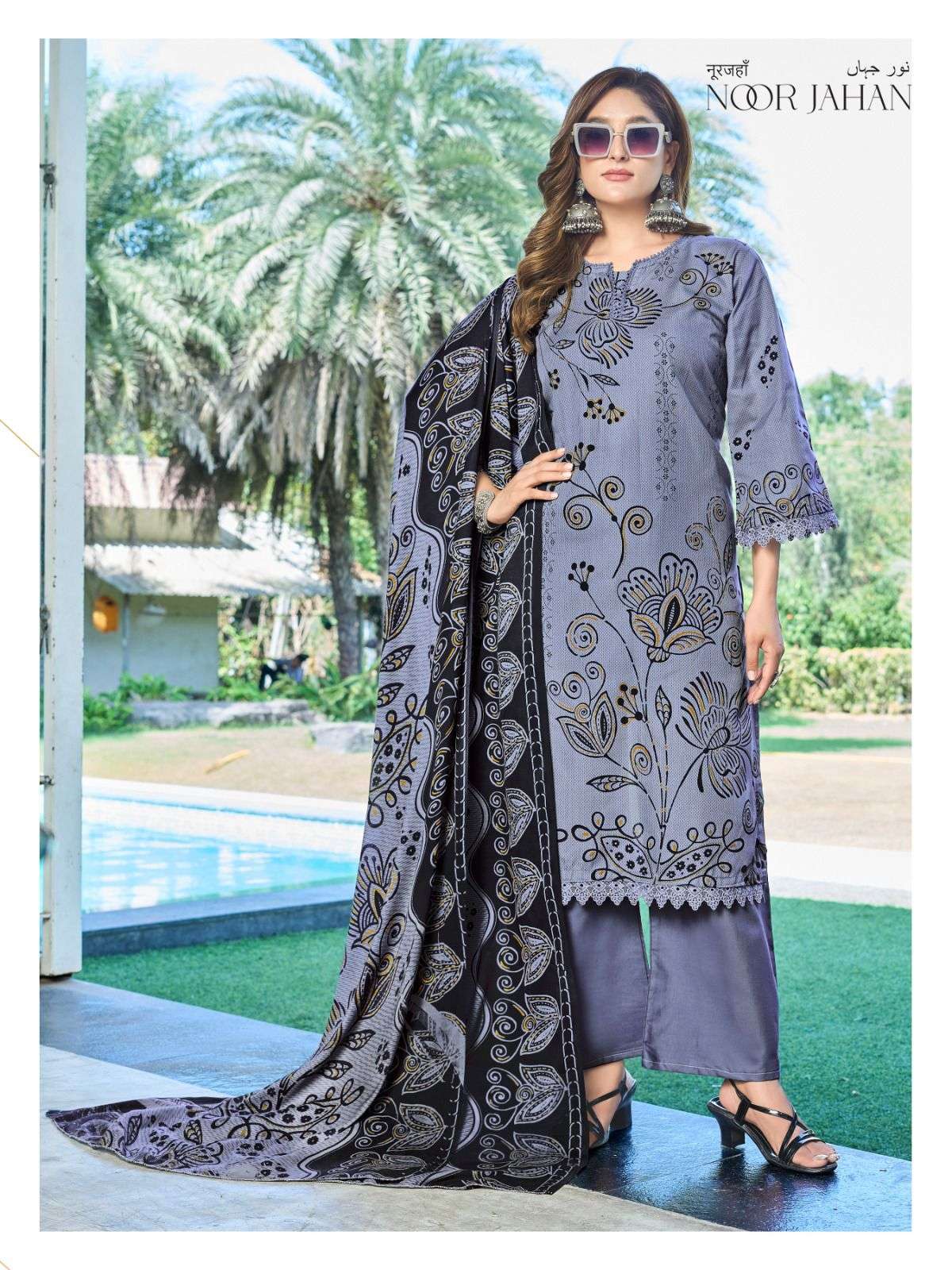 FALAK INTERNATIONAL NOOR JAHAN VOL 2 COTTON DIGITAL PRINT SALWAR SUIT