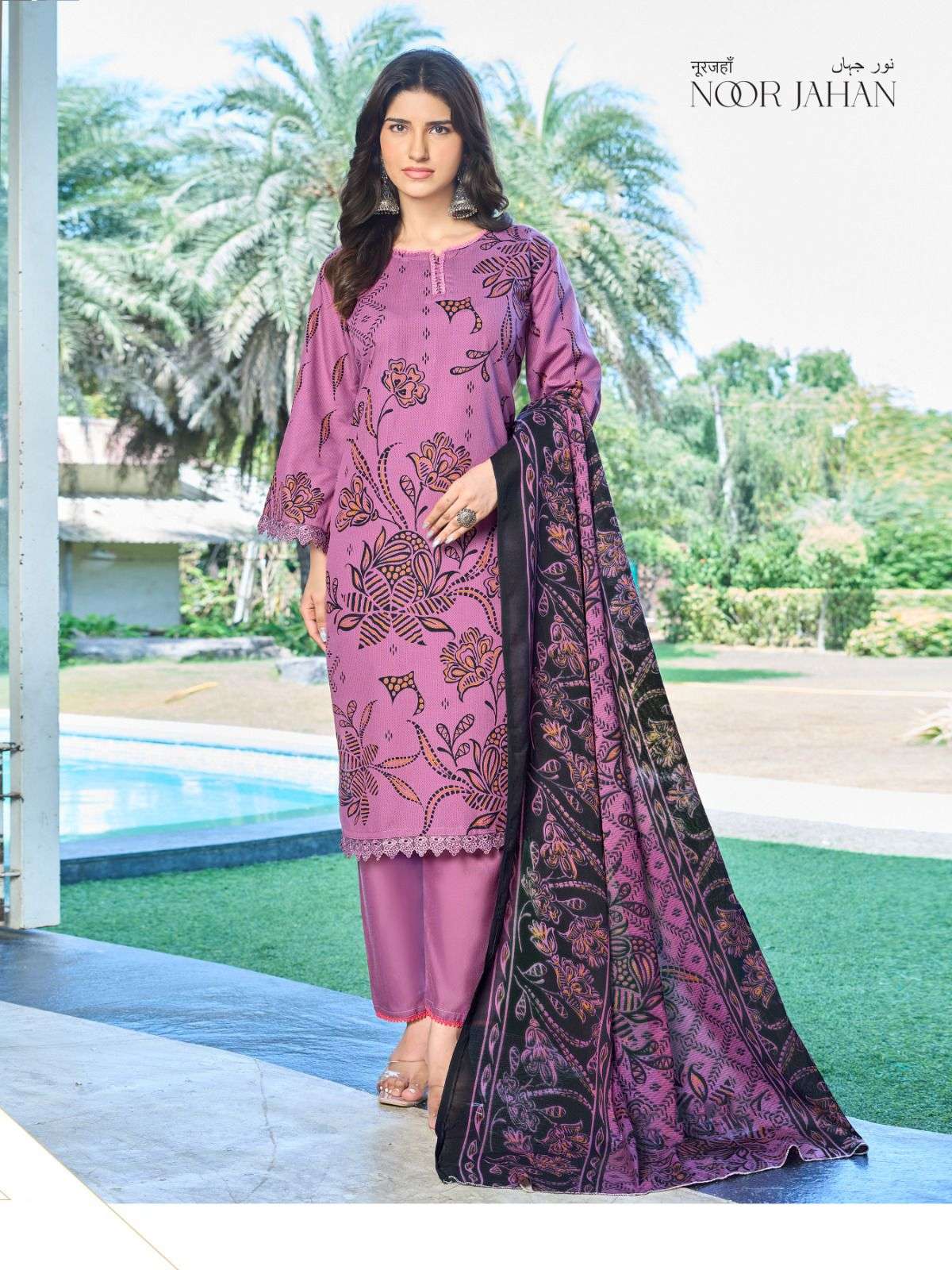 FALAK INTERNATIONAL NOOR JAHAN VOL 2 COTTON DIGITAL PRINT SALWAR SUIT