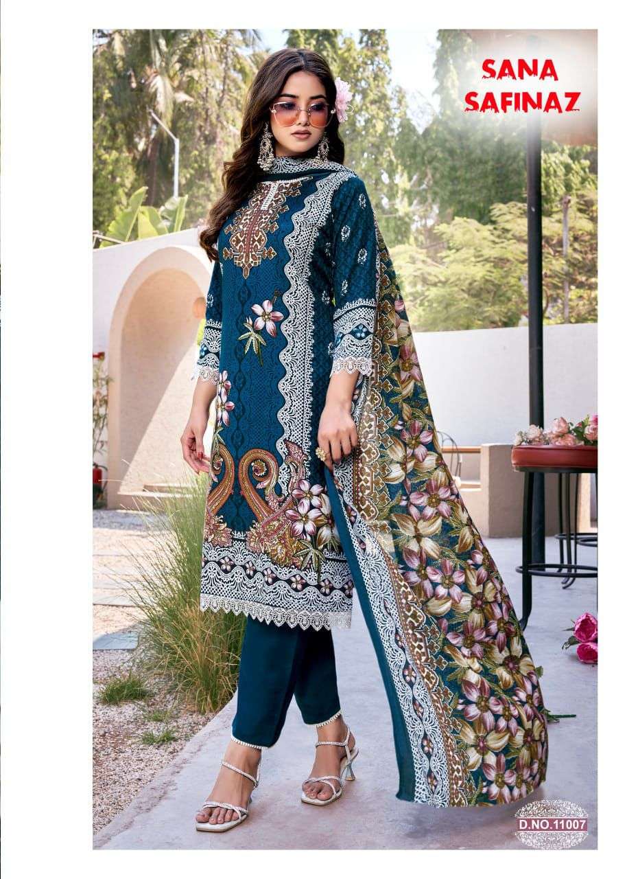 FALAK INTERNATIONAL SANA SAFINAZ VOL 11 COTTON DIGITAL STYLE PRINT SALWAR SUIT	