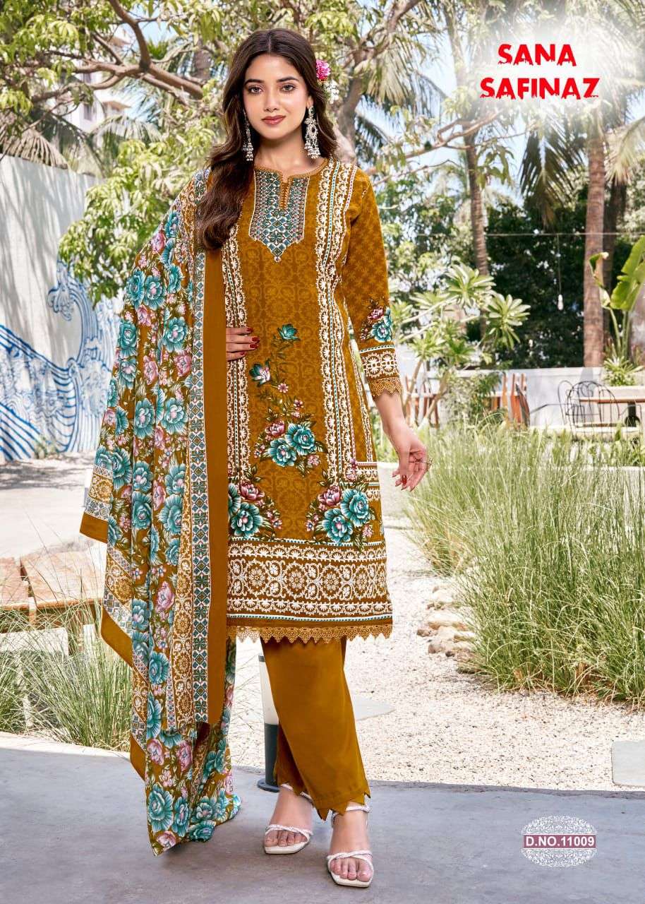 FALAK INTERNATIONAL SANA SAFINAZ VOL 11 COTTON DIGITAL STYLE PRINT SALWAR SUIT	