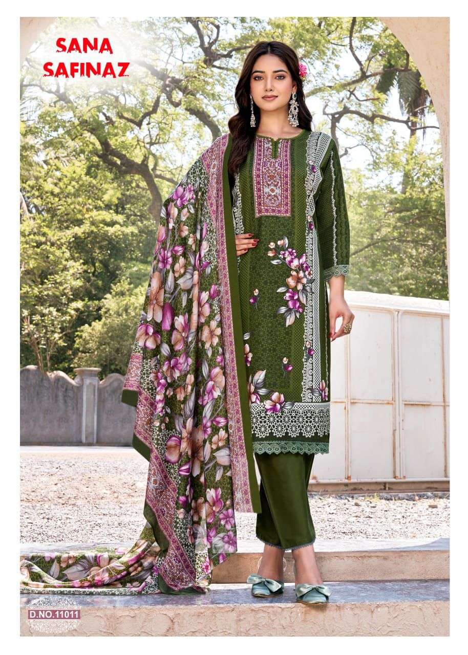 FALAK INTERNATIONAL SANA SAFINAZ VOL 11 COTTON DIGITAL STYLE PRINT SALWAR SUIT	