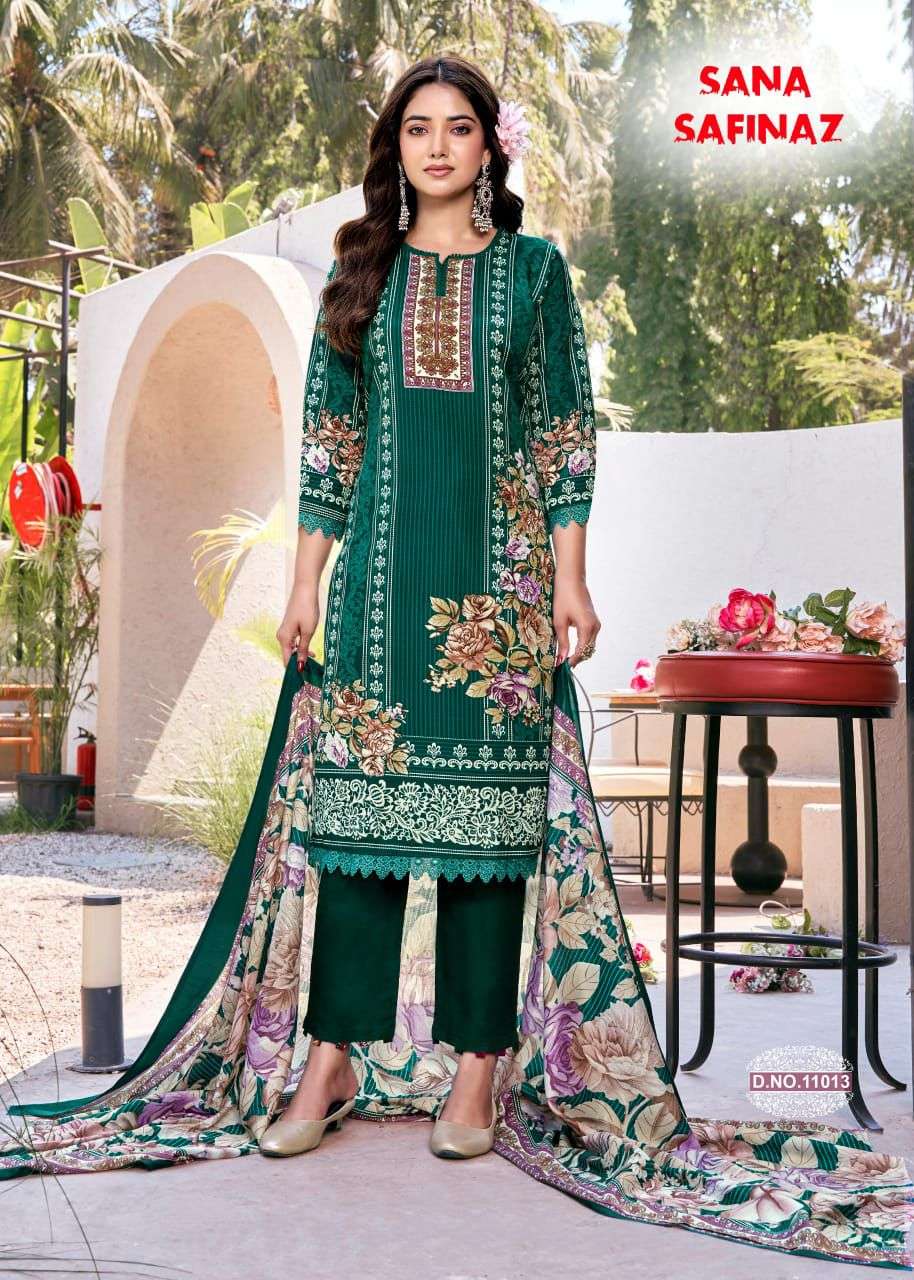 FALAK INTERNATIONAL SANA SAFINAZ VOL 11 COTTON DIGITAL STYLE PRINT SALWAR SUIT	