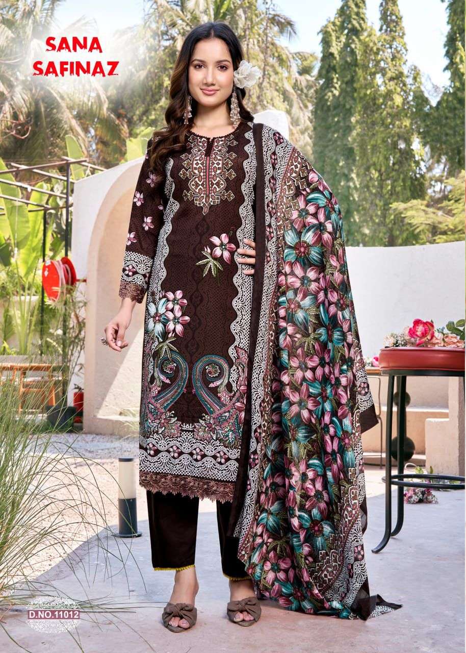 FALAK INTERNATIONAL SANA SAFINAZ VOL 11 COTTON DIGITAL STYLE PRINT SALWAR SUIT	