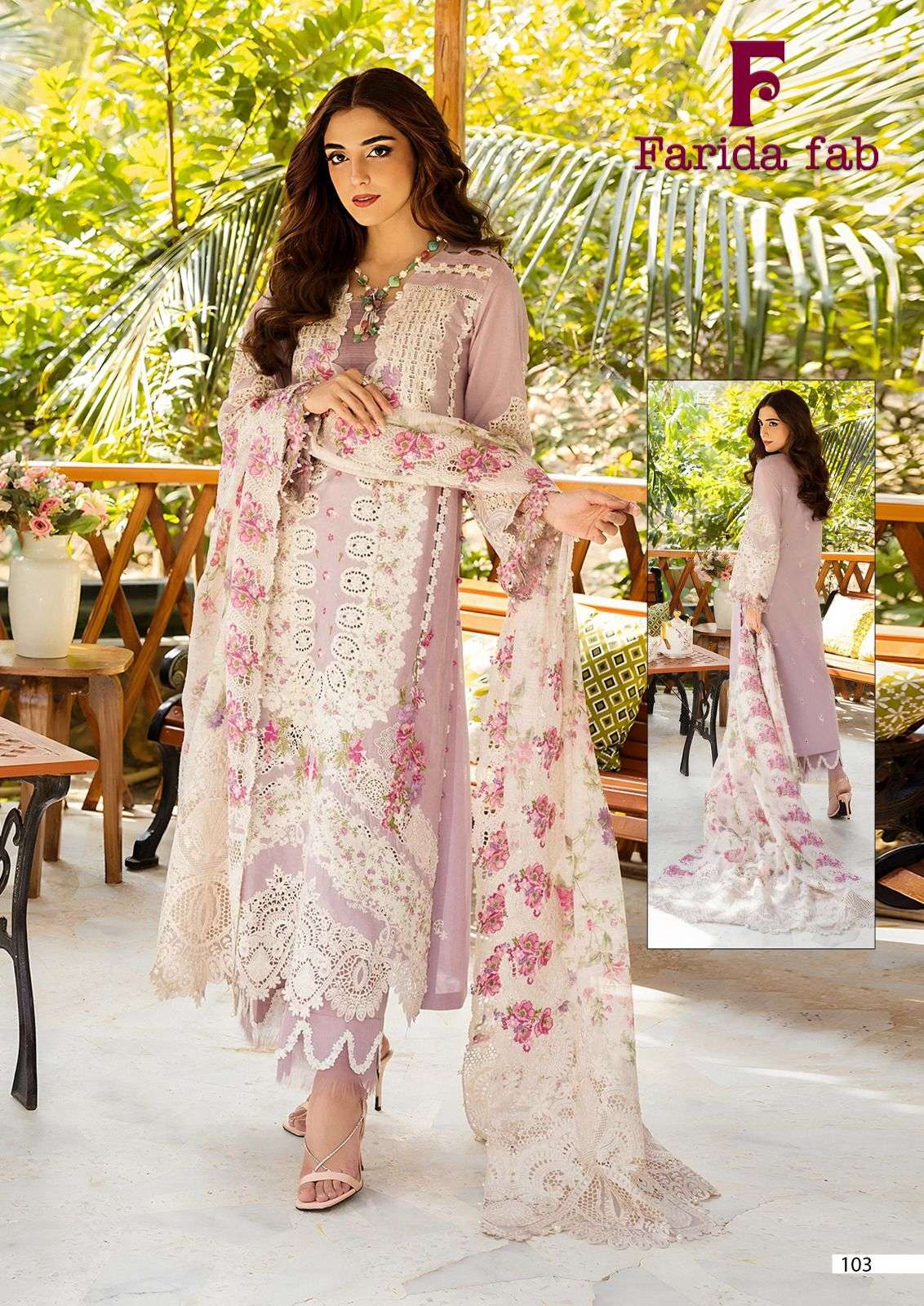 FARIDA FAB BIN SAEED COTTON DIGITAL PRINTS SALWAR SUIT