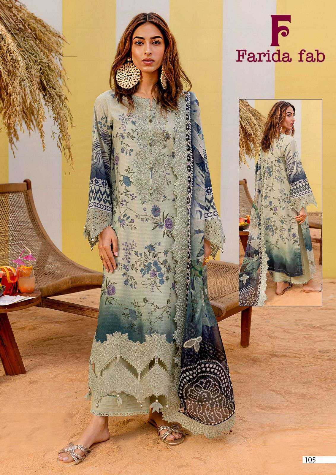 FARIDA FAB BIN SAEED COTTON DIGITAL PRINTS SALWAR SUIT