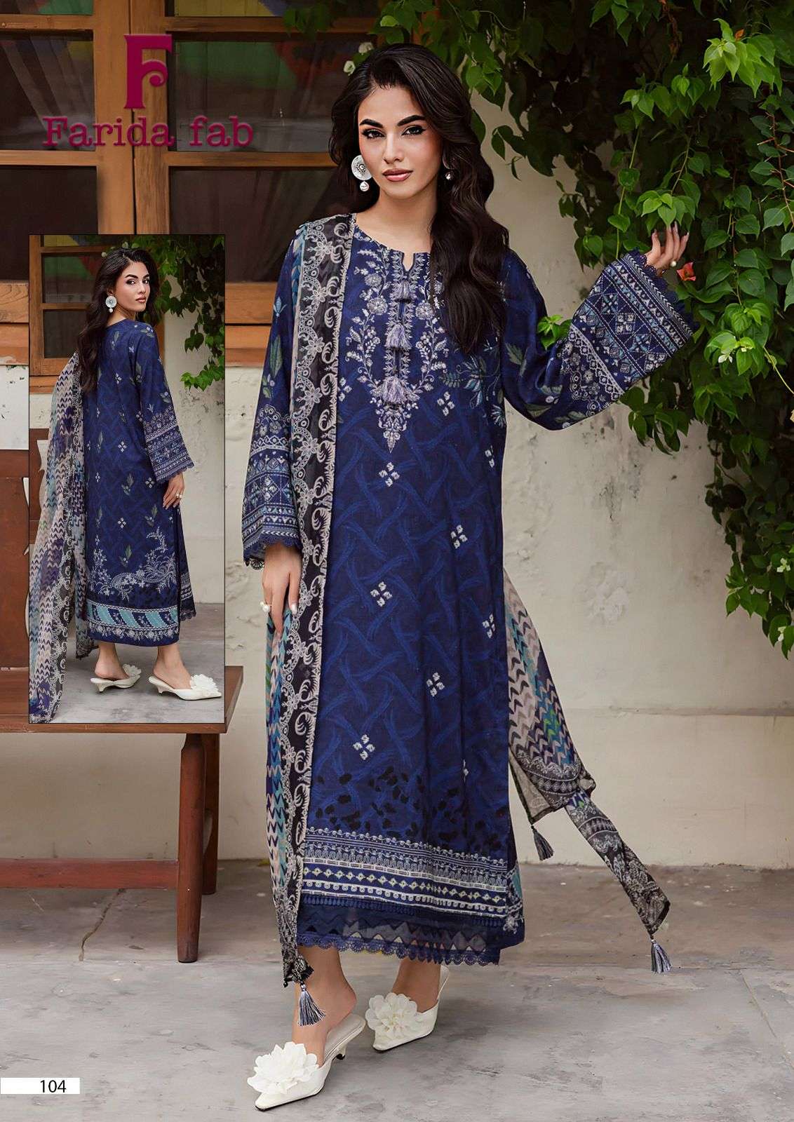 FARIDA FAB BIN SAEED COTTON DIGITAL PRINTS SALWAR SUIT