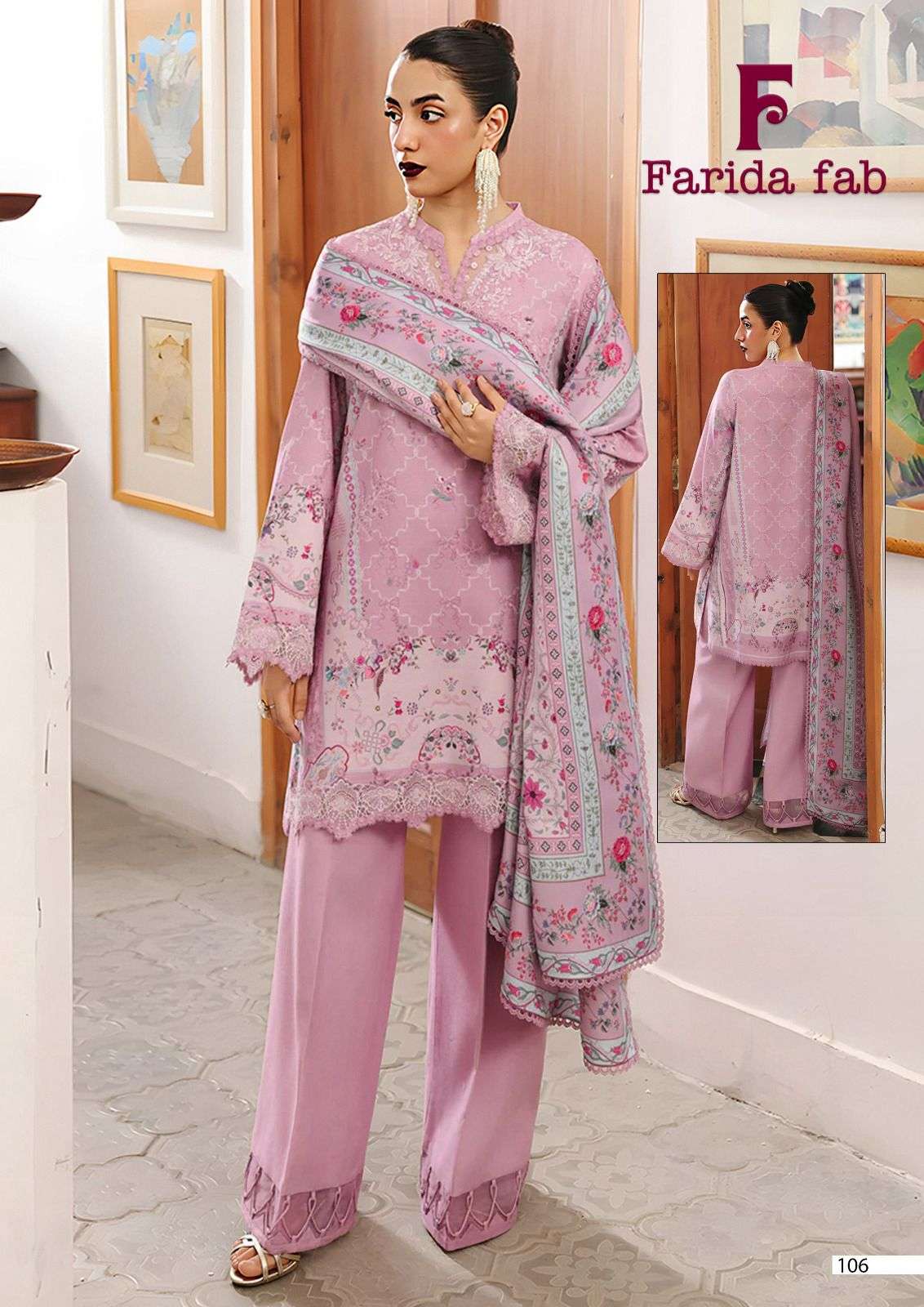 FARIDA FAB BIN SAEED COTTON DIGITAL PRINTS SALWAR SUIT
