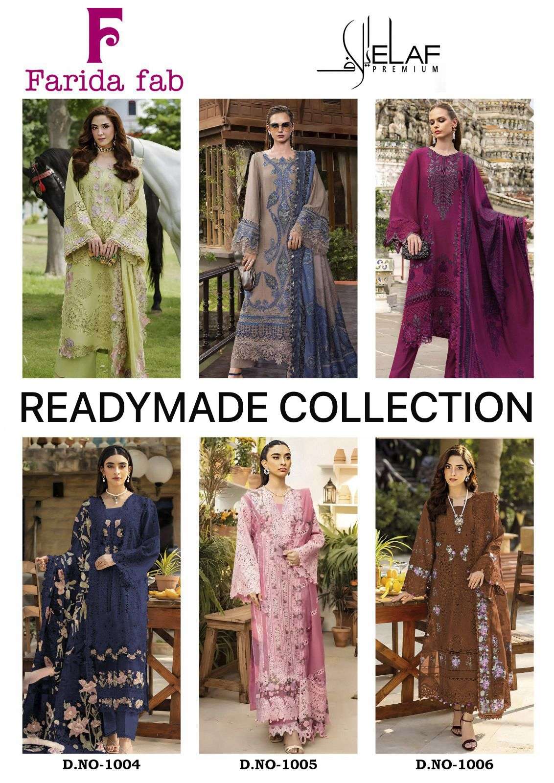 FARIDA FAB ELAF PREMIUM READY MADE COLLECTION 