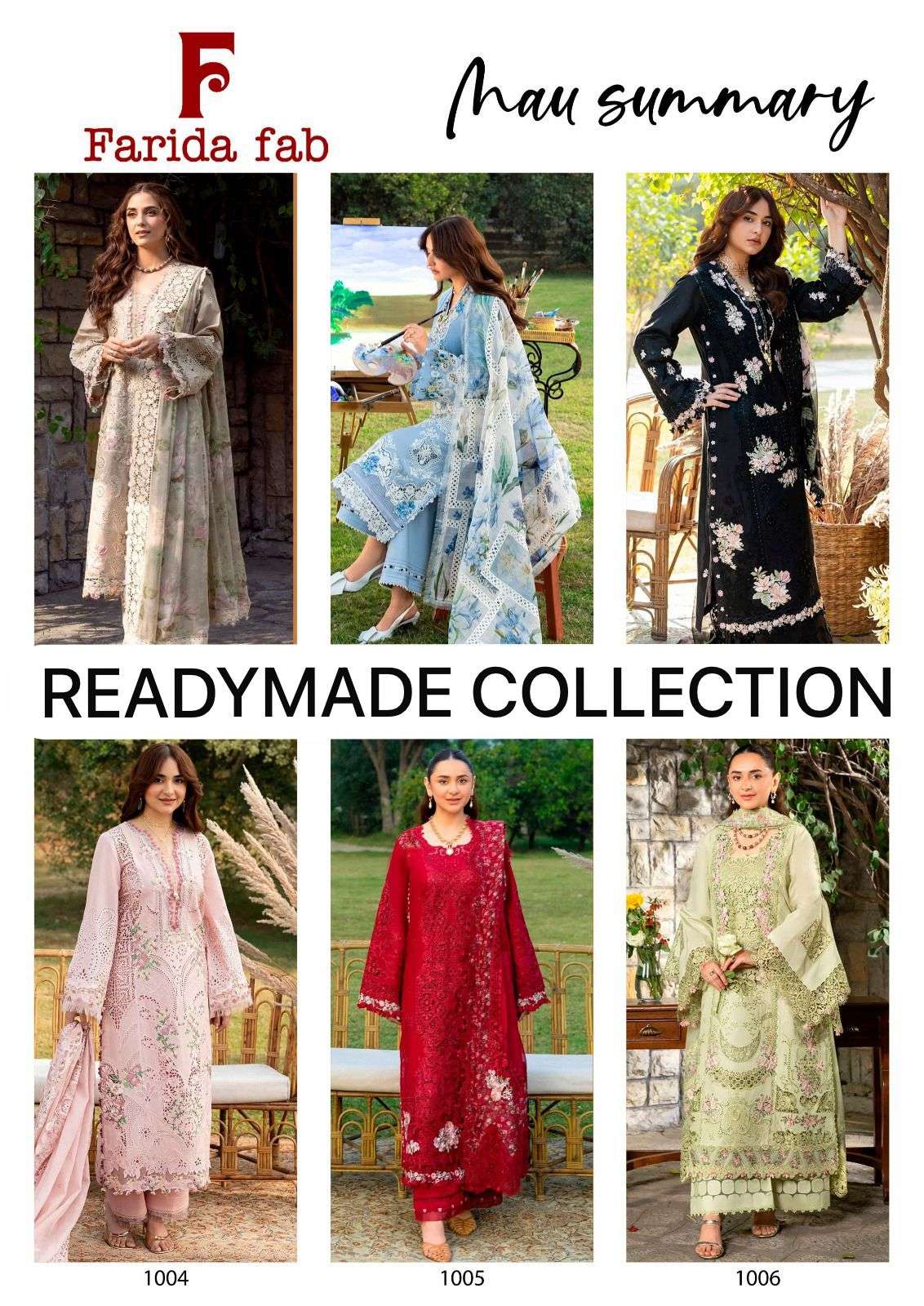 FARIDA FAB MAU SUMMARY READY MADE COLLECTION