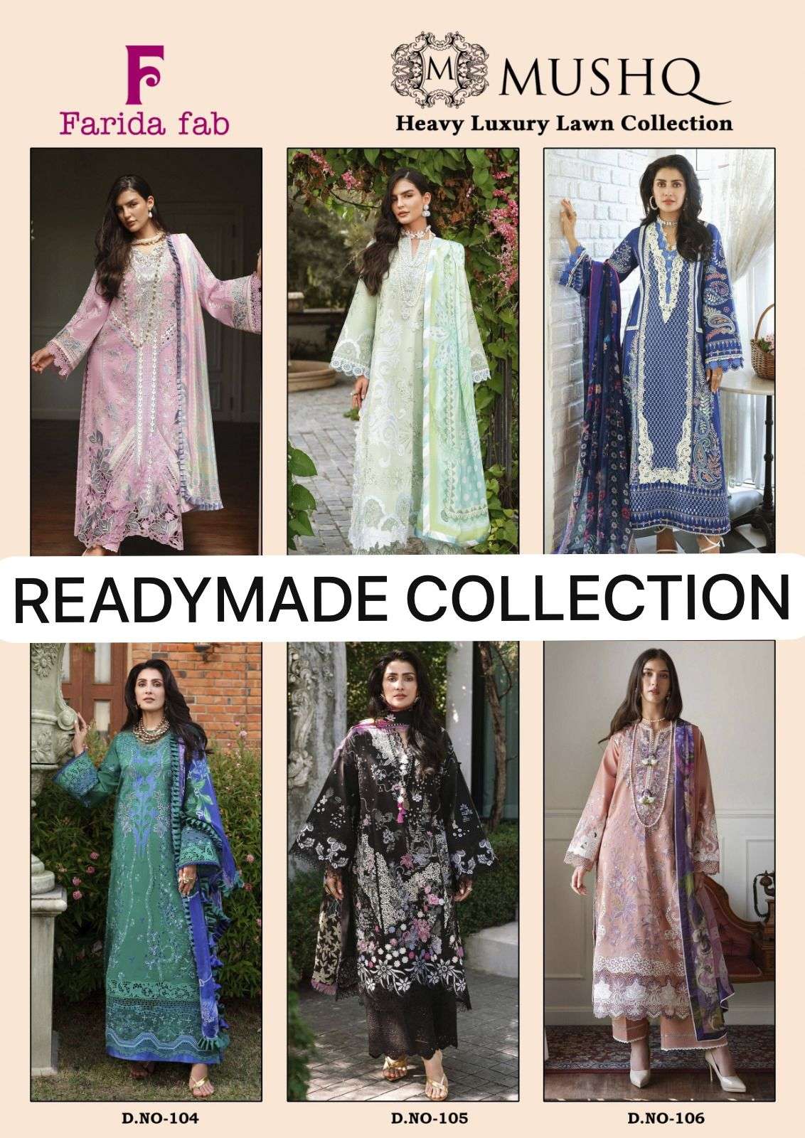 FARIDA FAB MUSHQ READY MADE COLLECTION 