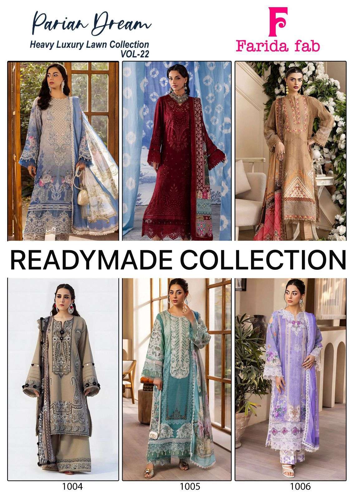 FARIDA FAB PARIAN DREAM VOL 22 READY MADE COLLECTION 