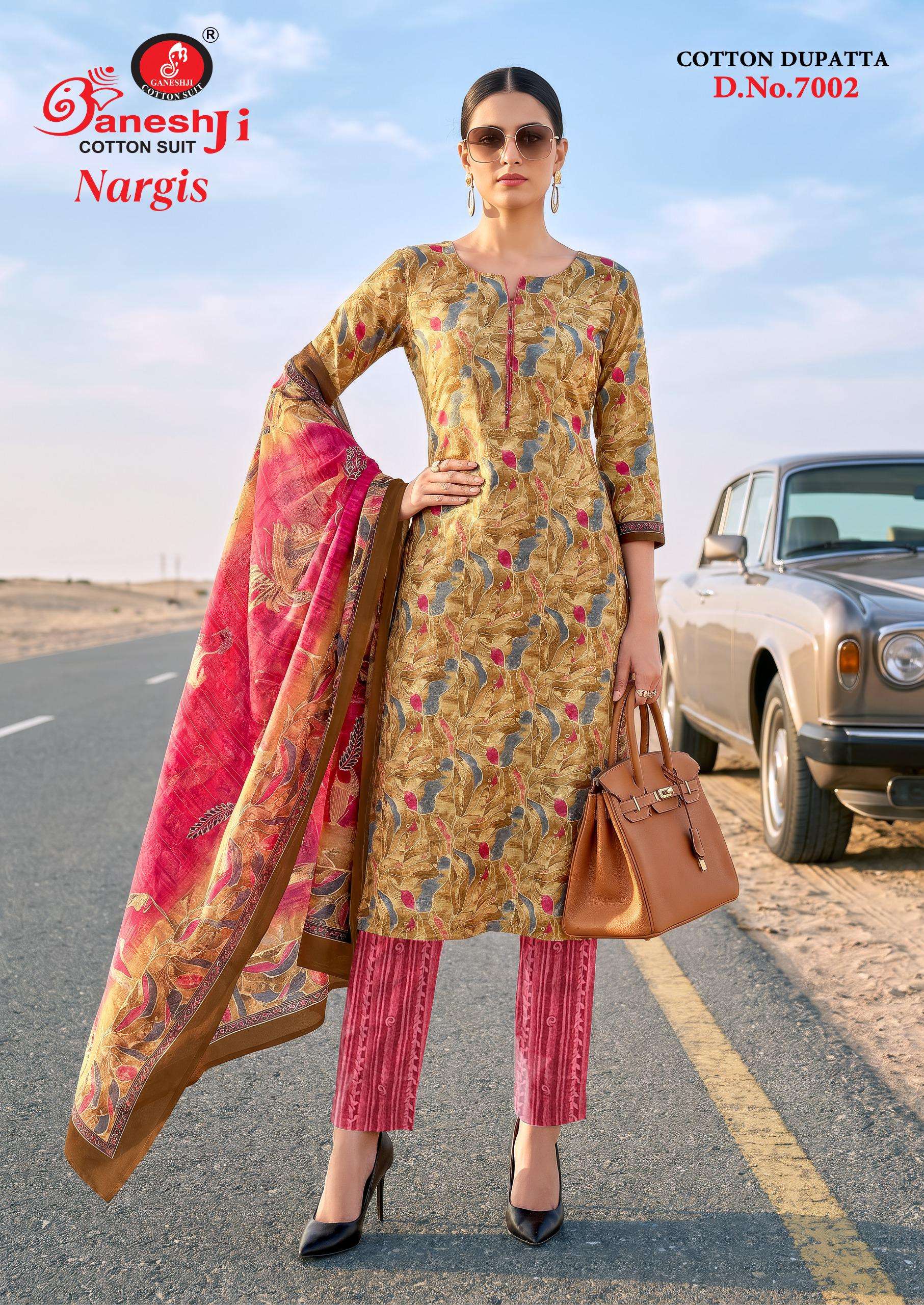 GANESHJI COTTON SUIT NARGIS VOL 7 COTTON PRINTED LADIES SALWAR SUIT