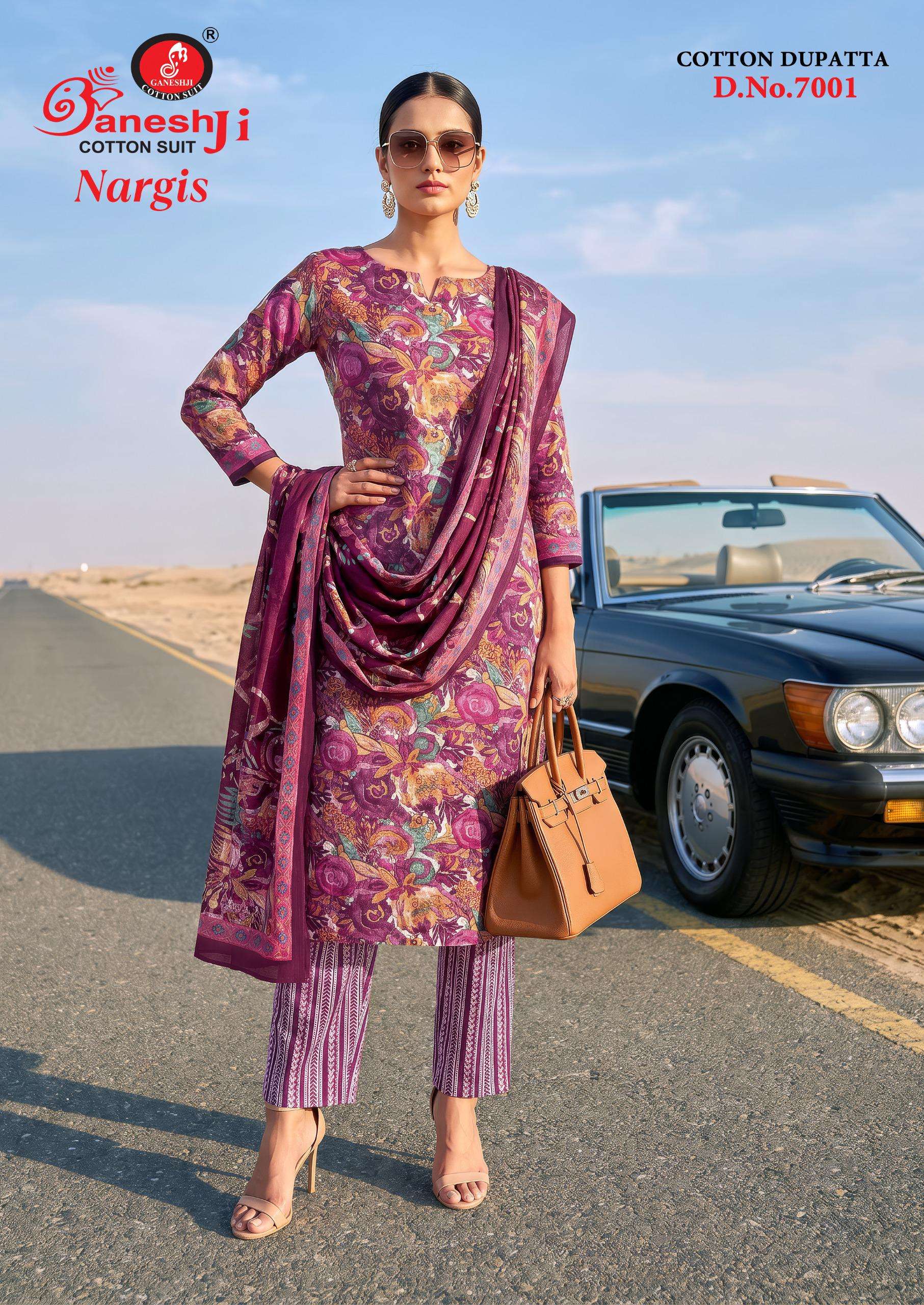 GANESHJI COTTON SUIT NARGIS VOL 7 COTTON PRINTED LADIES SALWAR SUIT