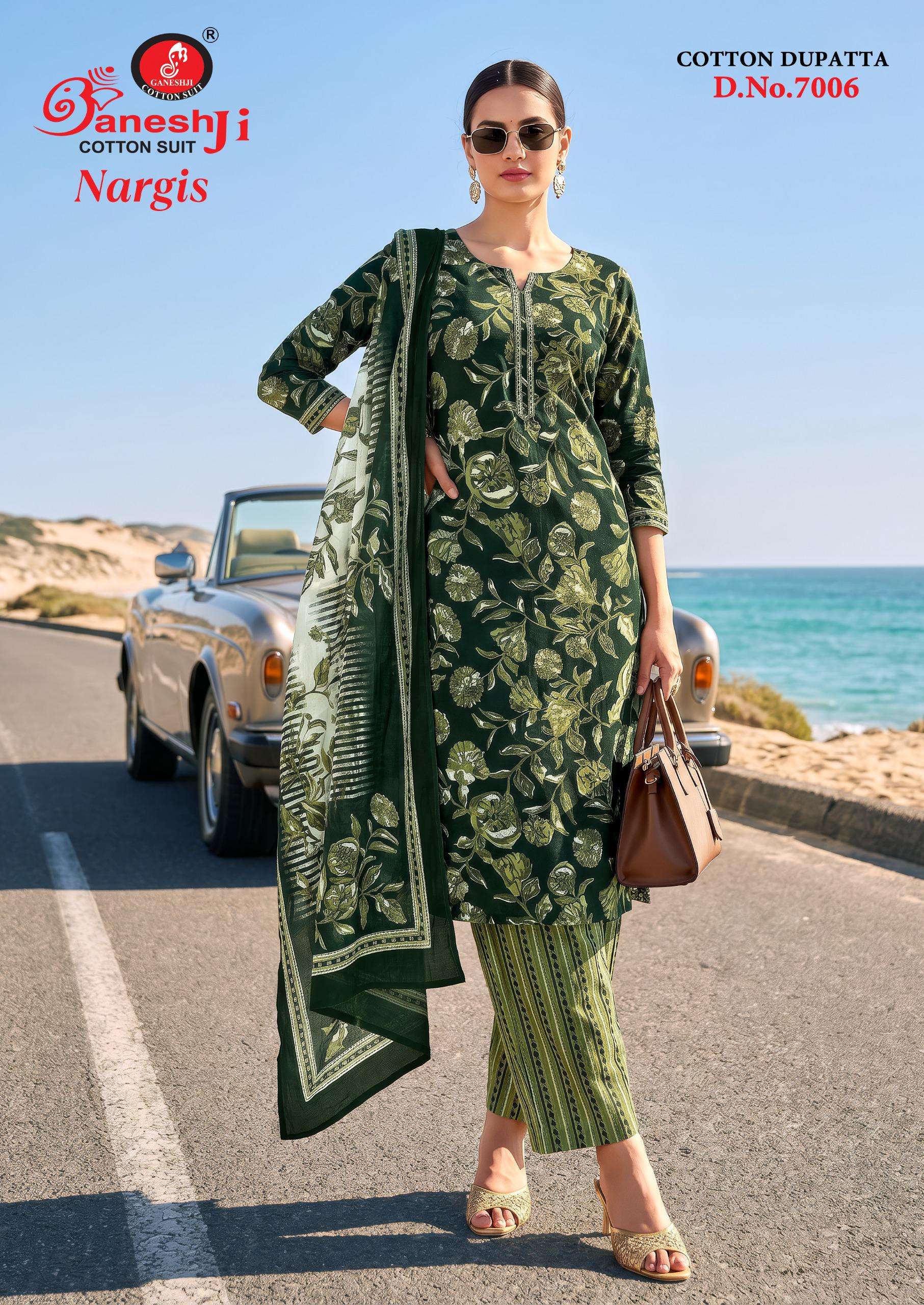 GANESHJI COTTON SUIT NARGIS VOL 7 COTTON PRINTED LADIES SALWAR SUIT