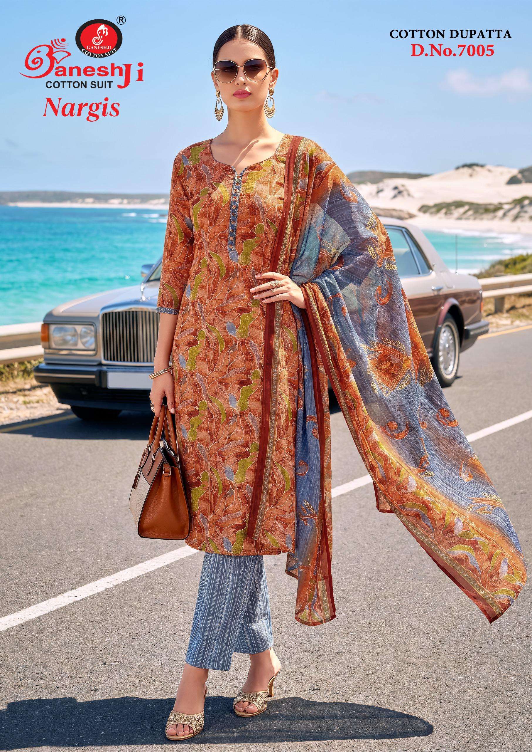 GANESHJI COTTON SUIT NARGIS VOL 7 COTTON PRINTED LADIES SALWAR SUIT