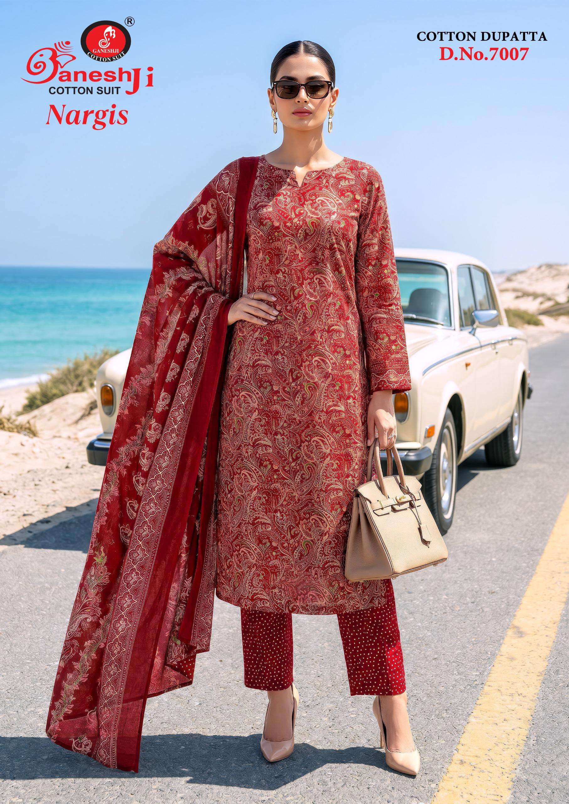 GANESHJI COTTON SUIT NARGIS VOL 7 COTTON PRINTED LADIES SALWAR SUIT