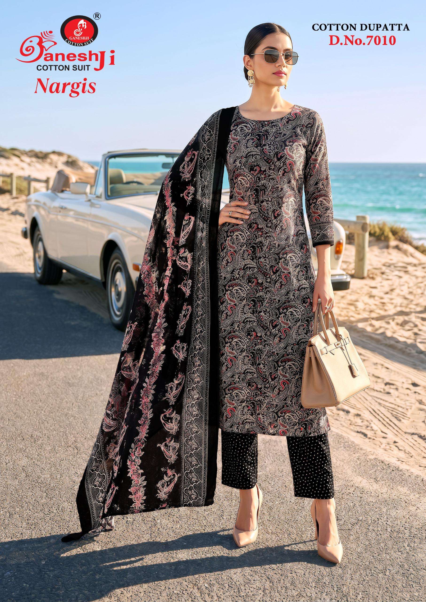 GANESHJI COTTON SUIT NARGIS VOL 7 COTTON PRINTED LADIES SALWAR SUIT