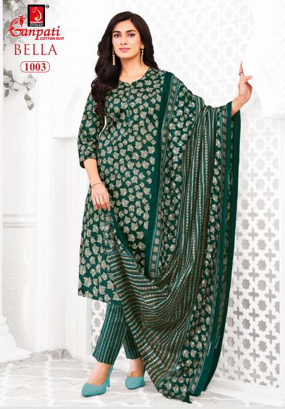 GANPATI BELLA VOL 10 COTTON PRINT READY LADIES SUIT