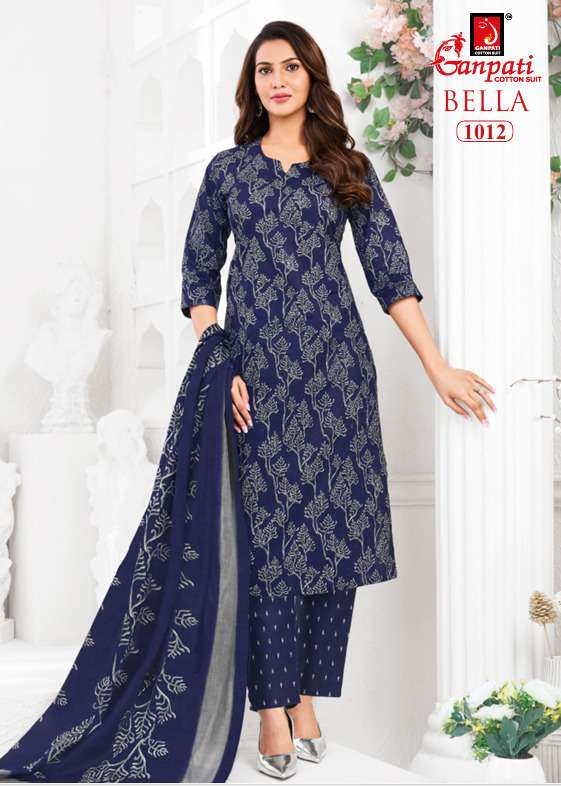 GANPATI BELLA VOL 10 COTTON PRINT READY LADIES SUIT