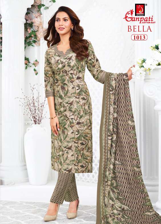 GANPATI BELLA VOL 10 COTTON PRINT READY LADIES SUIT