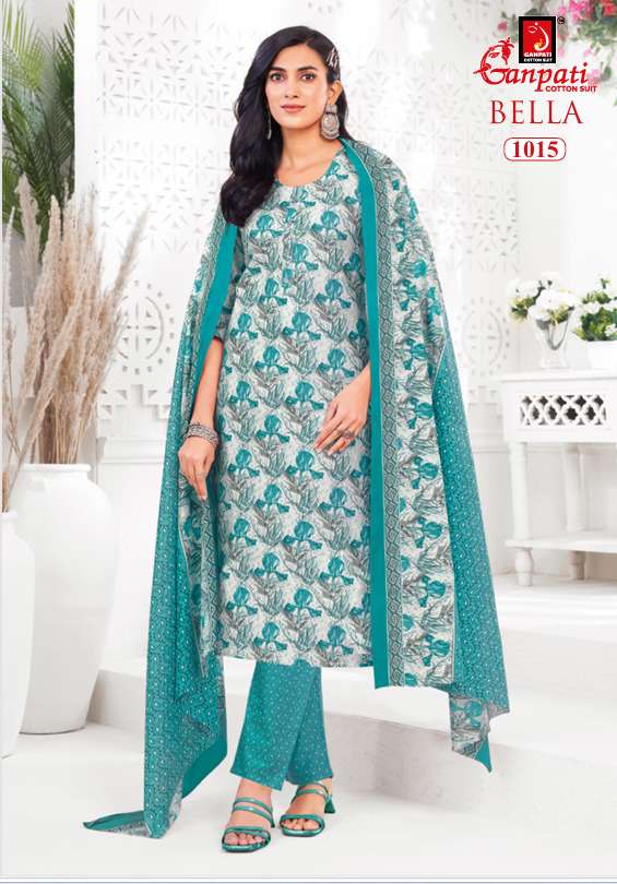 GANPATI BELLA VOL 10 COTTON PRINT READY LADIES SUIT